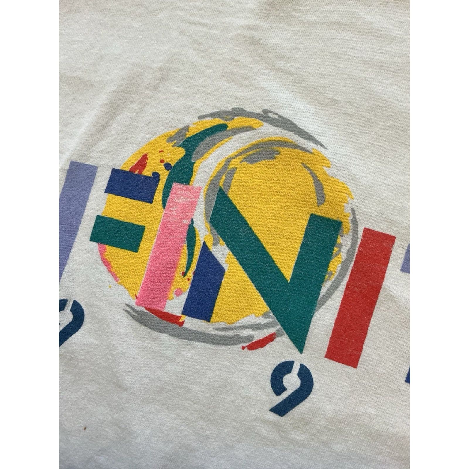 Lee VINTAGE Lee Infiniti US Open 1997 Tennis Graphic White Short Sleeve T-Shirt Sz.L Shirt Mens Size US L / EU 52-54 / 3 - 7 Thumbnail