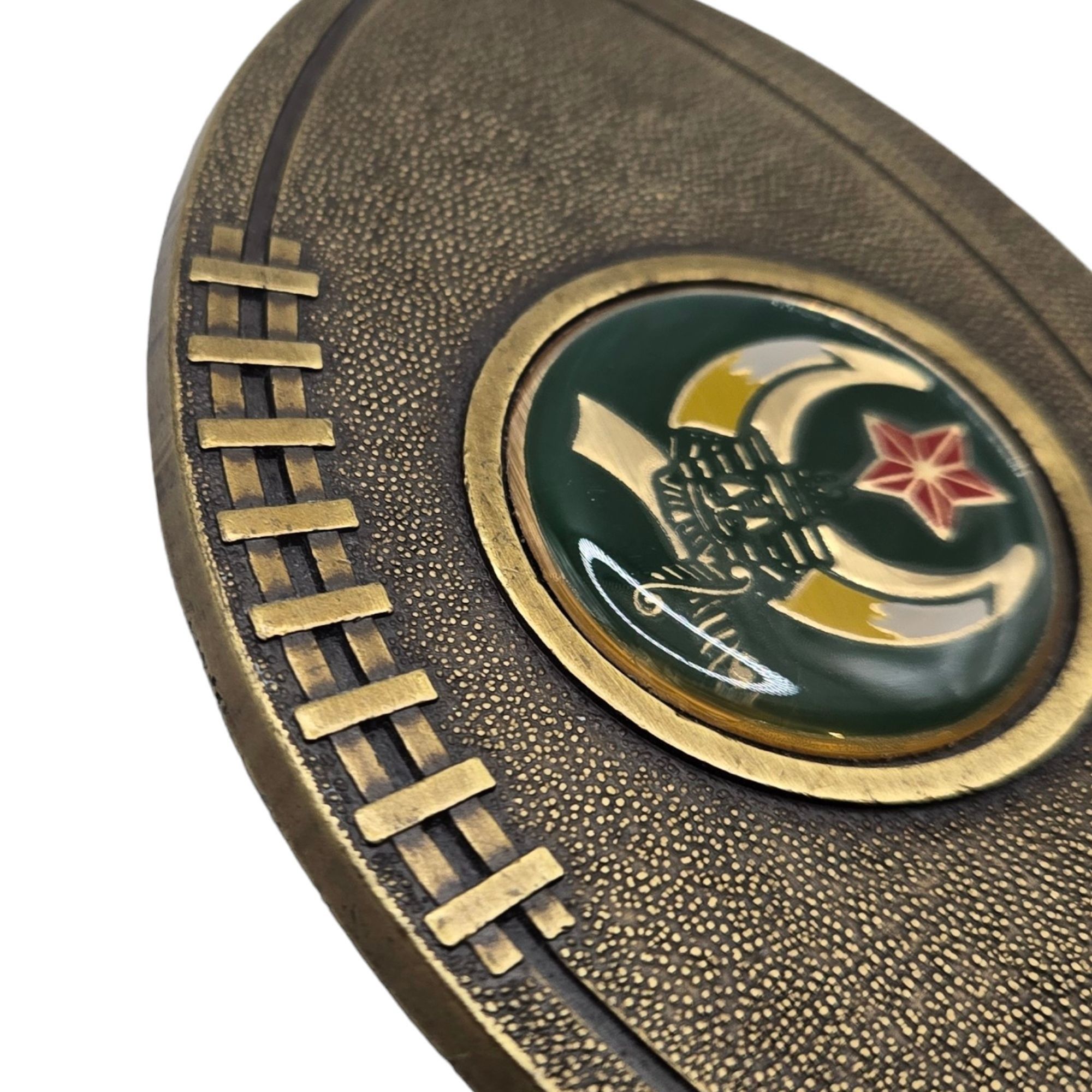 Vintage Vintage Shriners Masonic Football Belt Buckle Fraternal Orga Size ONE SIZE - 6 Thumbnail