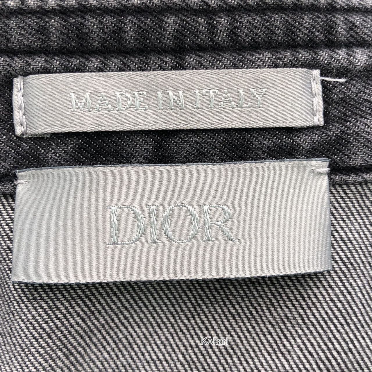 Dior Gray Long Sleeve Button-Up Shirt Size US XXS / EU 40 - 5 Thumbnail