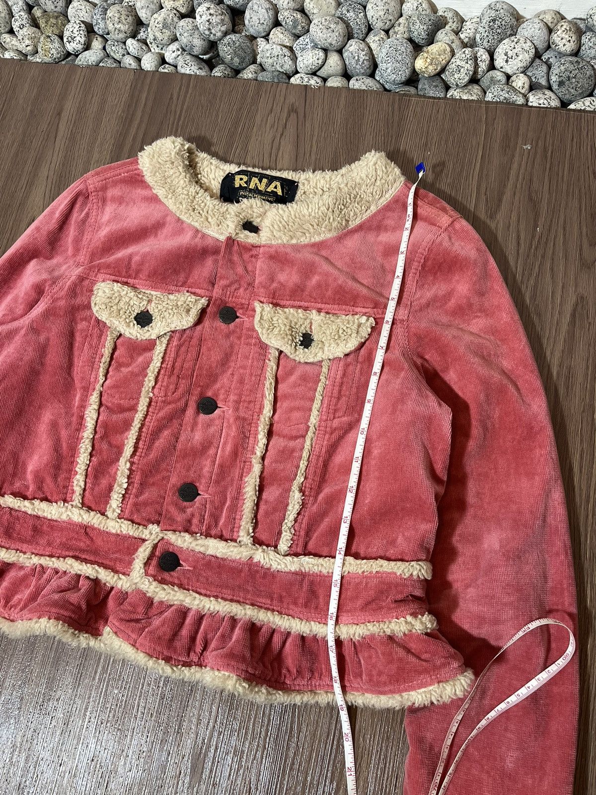 Designer × Japanese Brand RNA inc. Japan Corduroy Crop Jacket Sherpa Collar Size US M / EU 48-50 / 2 - 13 Thumbnail