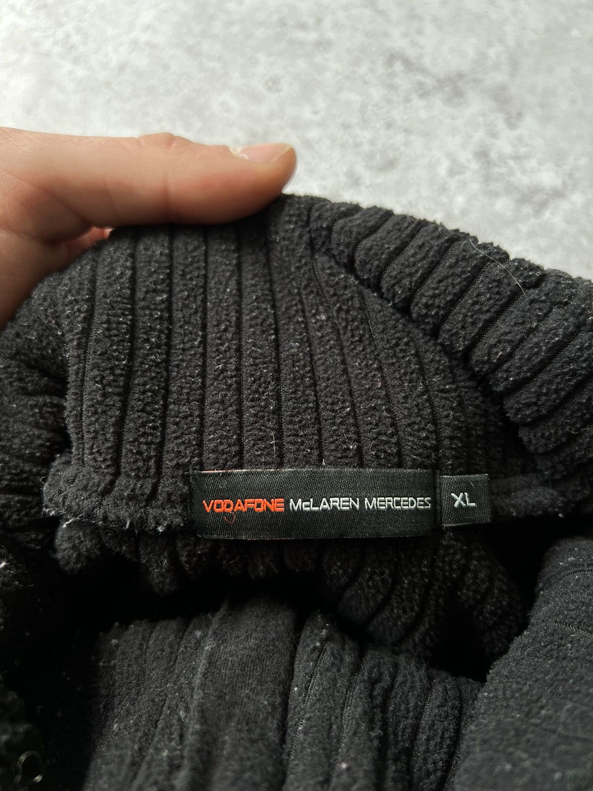 Mercedes-Benz × Vintage McLaren Mercedes Vodafone Fleece Zip Racing Sweater Size US XL / EU 56 / 4 - 10 Thumbnail