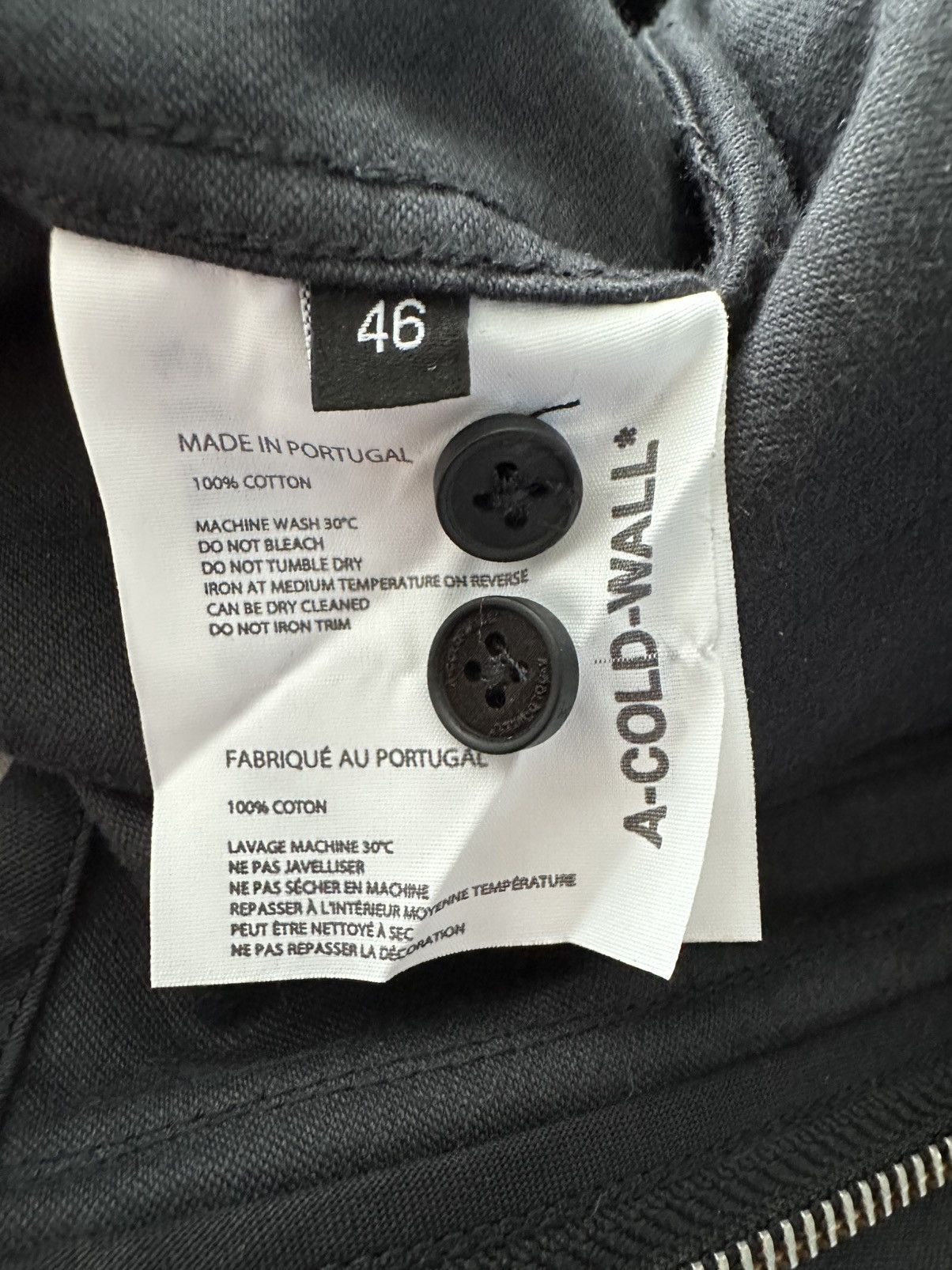 A-COLD-WALL* A-COLD-WALL* Zip Jacket Black Logo Size US S / EU 44-46 / 1 - 9 Thumbnail