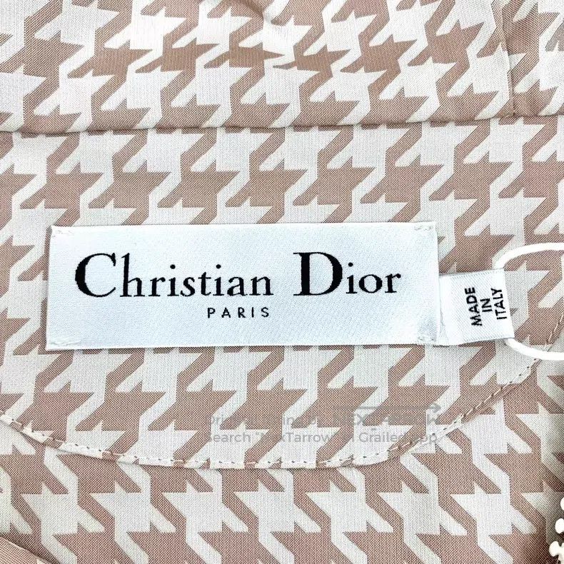 Dior Dior Dior colour-blocked thousand-bird checkered bee embro Size XS / US 0-2 / IT 36-38 - 6 Thumbnail