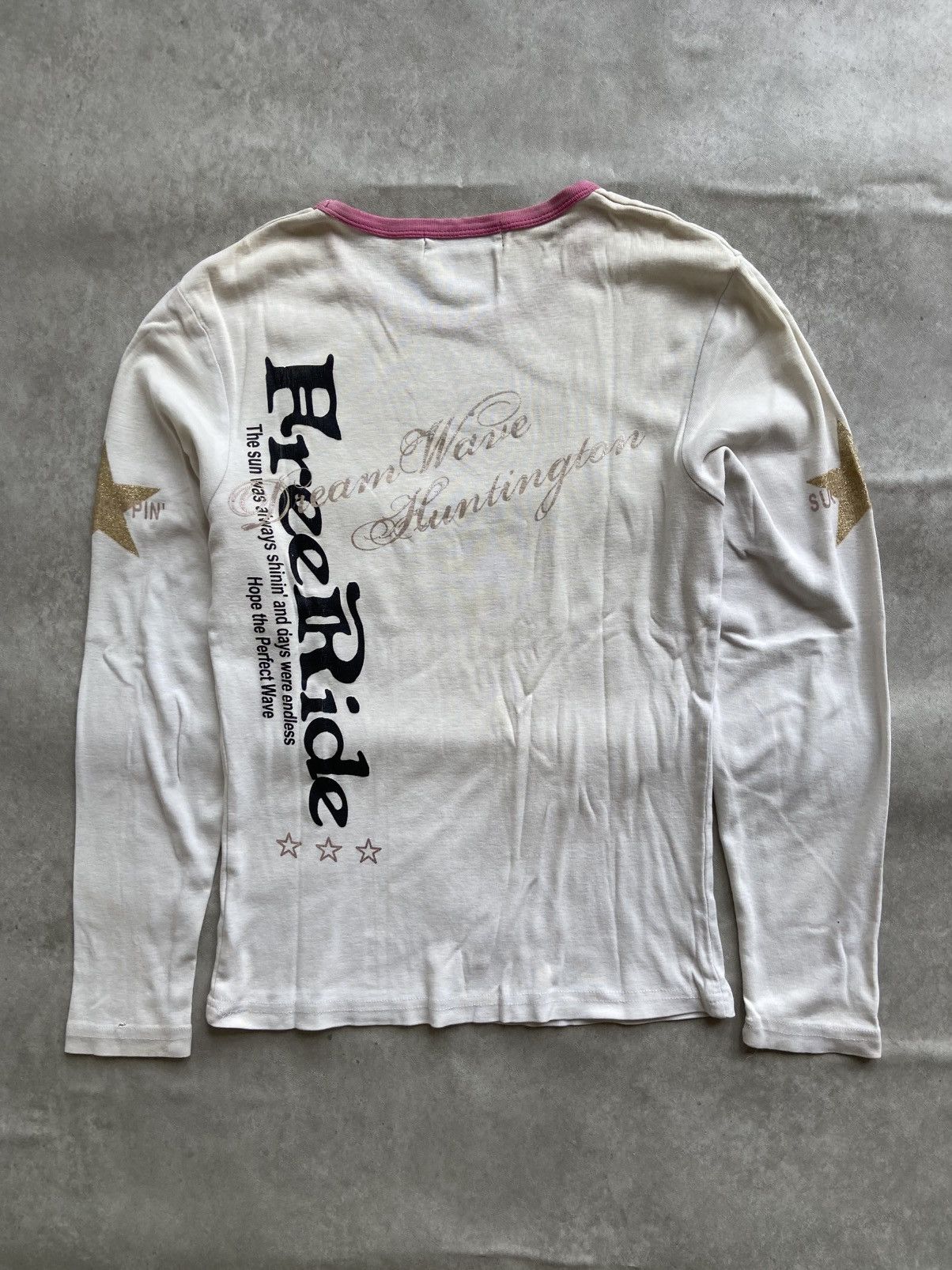 If Six Was Nine × Japanese Brand Jude Bloom Free Ride Surf Style Longsleeve Size US M / EU 48-50 / 2 - 7 Thumbnail
