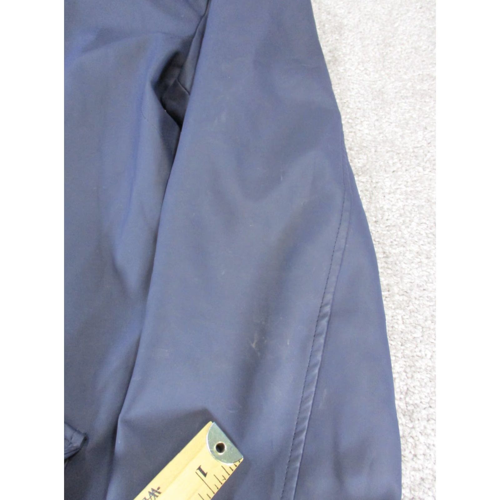 Levi's VINTAGE Levi'S Rain Coat Womens Large Blue Faux Leather Coat Rain Coat Jacket Long Sleeve Zip Size L / US 10 / IT 46 - 7 Thumbnail
