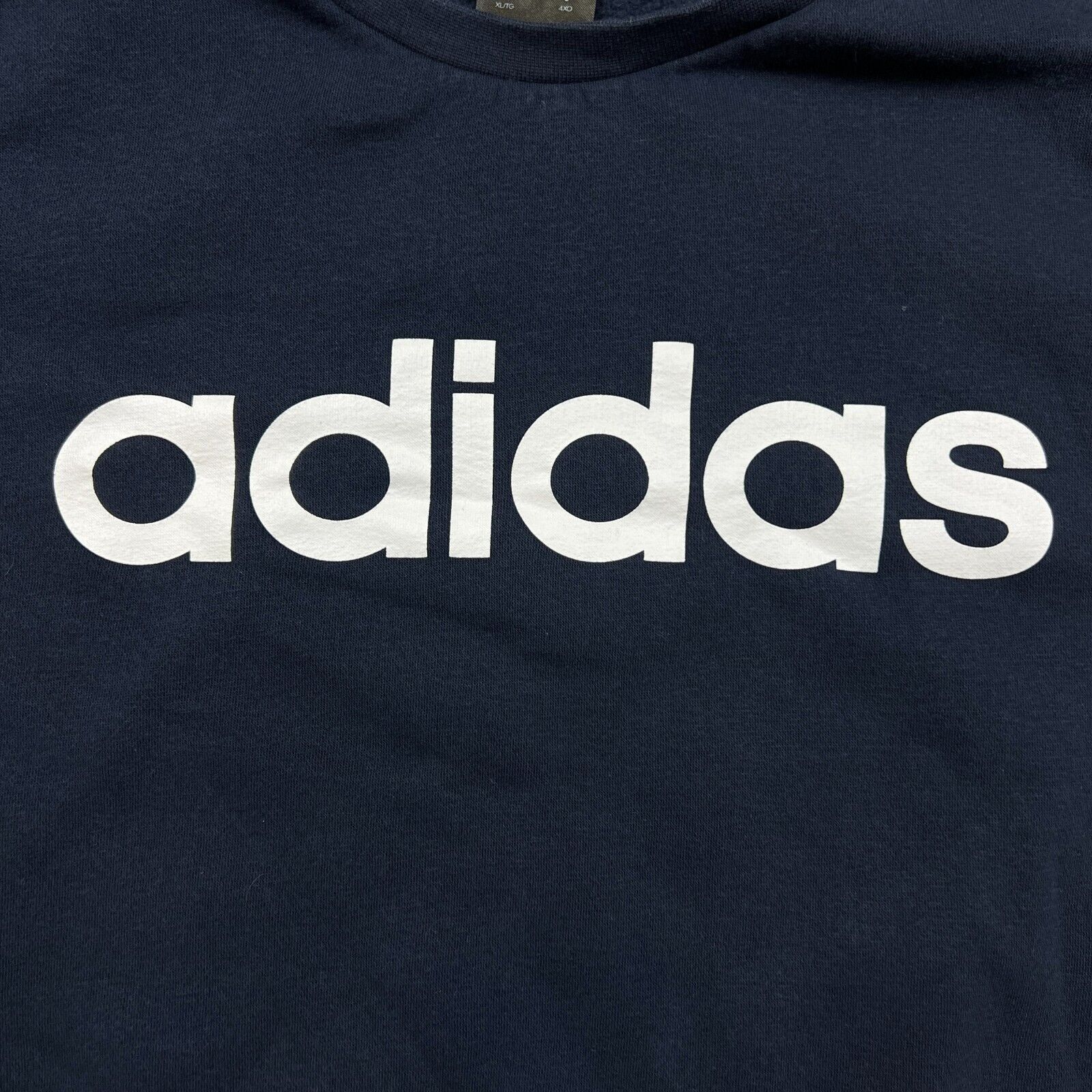 Adidas × Vintage Adidas Sweatshirt XL Stripe Spell Out Pullover Crewneck Size US XL / EU 56 / 4 - 2 Thumbnail