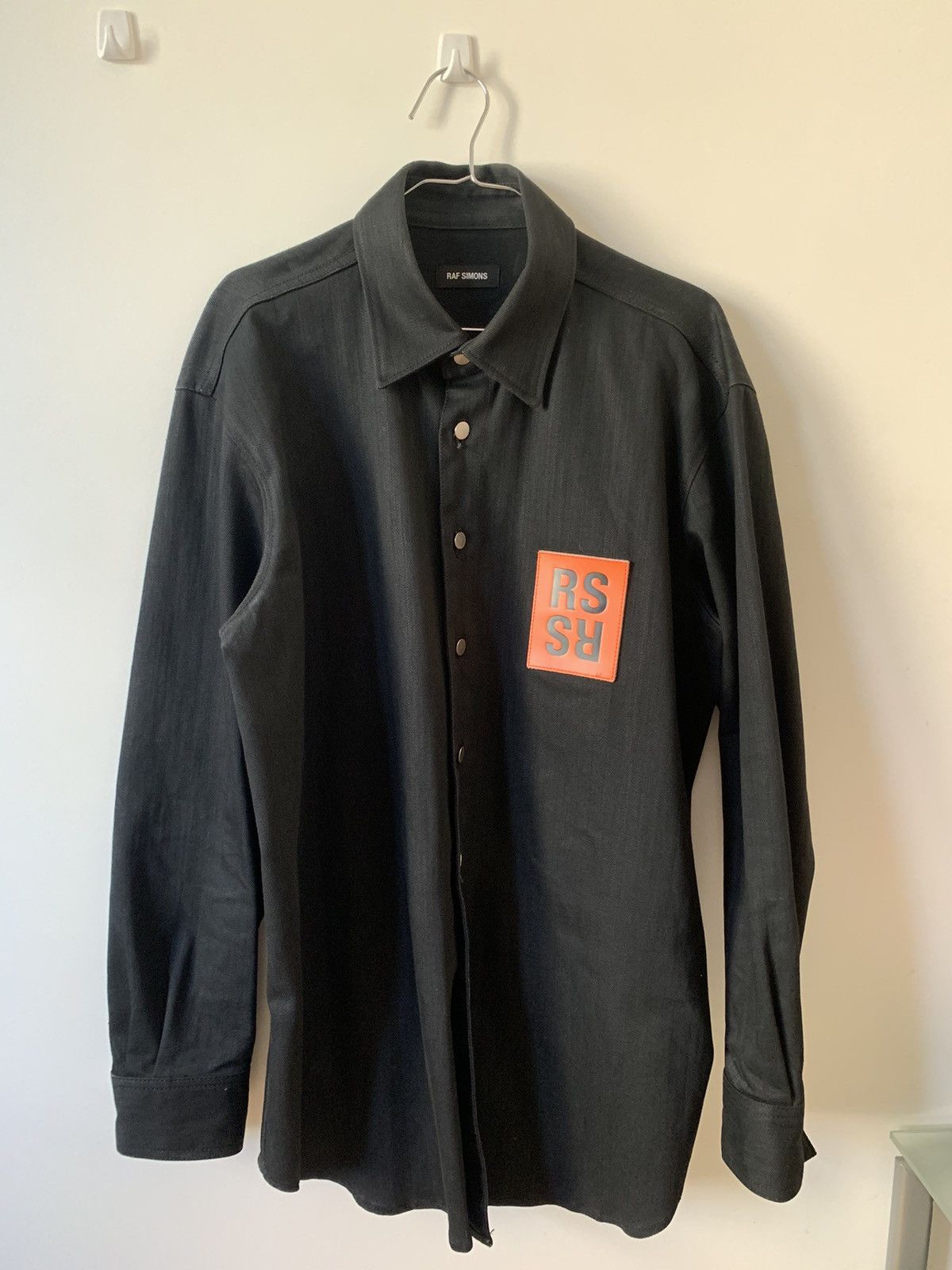 Raf Simons Raf Simons denim black/orange shirt patch Aw 18/19 Size US S / EU 44-46 / 1 - 4 Thumbnail