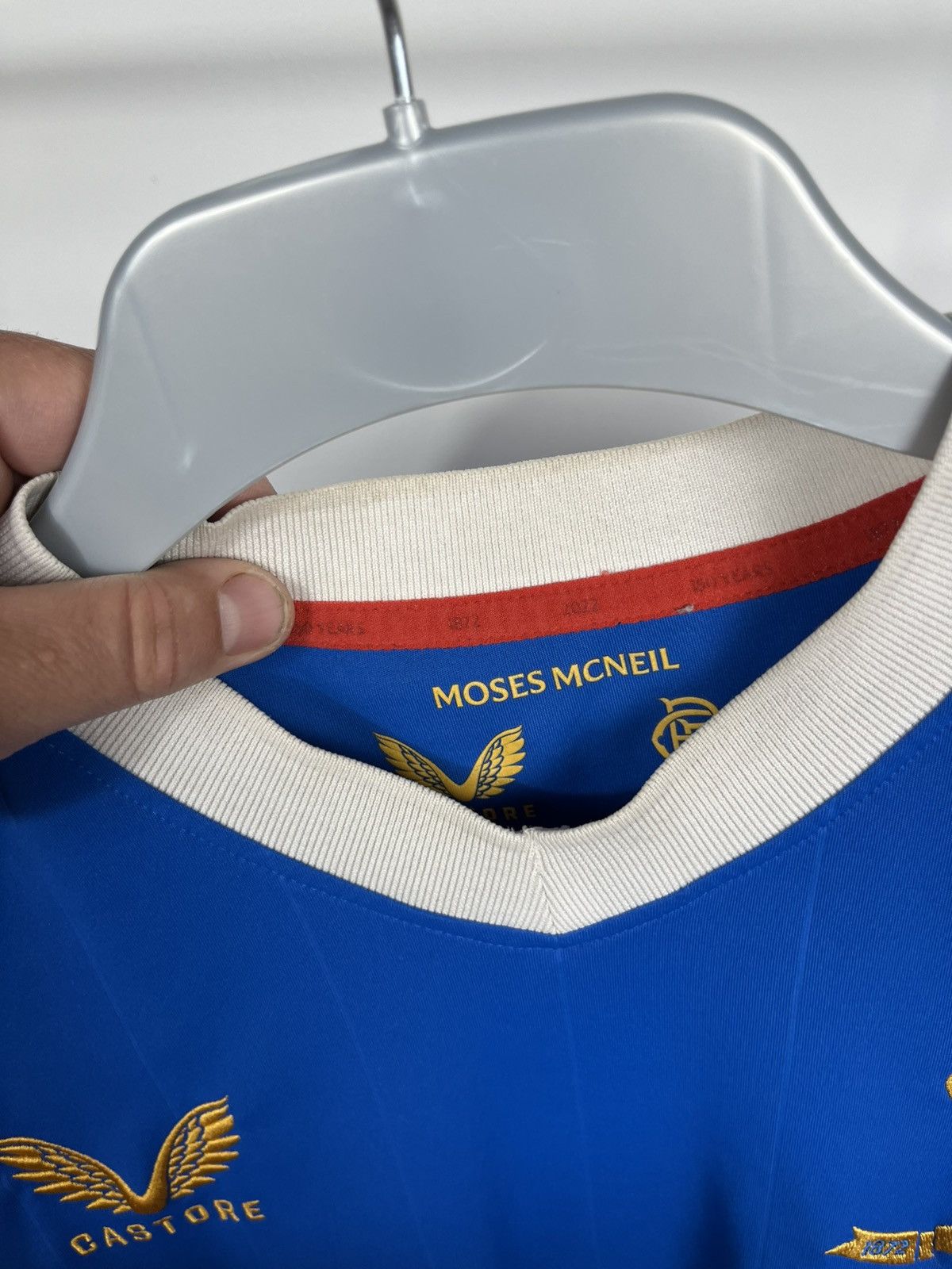 Castore Rangers FC 150 Years Castore Home Shirt 2022 Size S Size US S / EU 44-46 / 1 - 8 Thumbnail