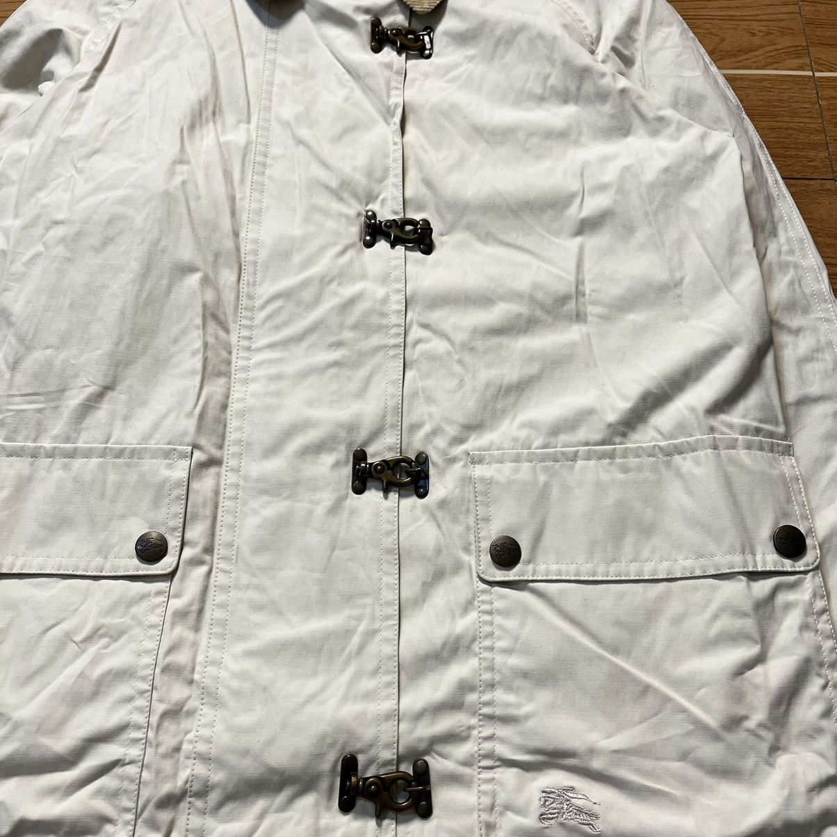 Burberry Vintage Burberrys London Nova Plaid Fireman's Jacket Size US M / EU 48-50 / 2 - 4 Thumbnail