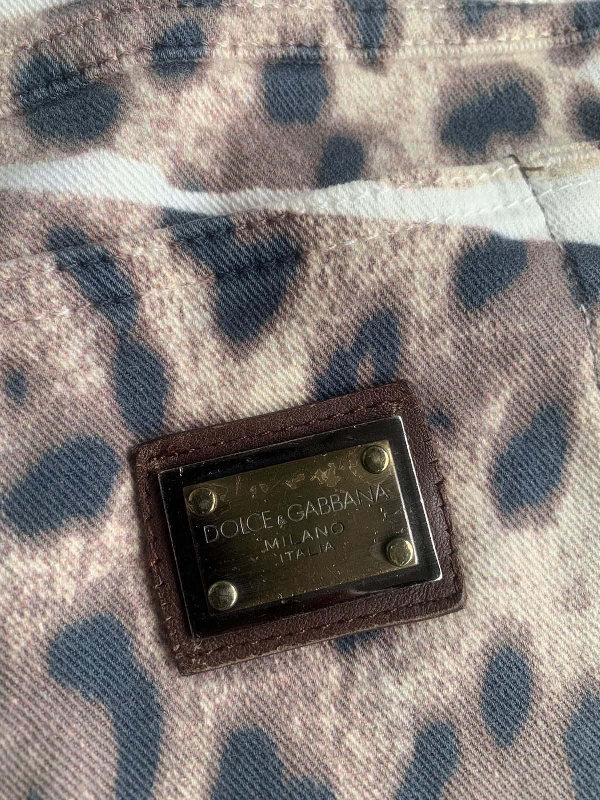 Dolce & Gabbana Dolce & Gabbana Leopard Printed Jeans Size 26" / US 2 / IT 38 - 13 Thumbnail