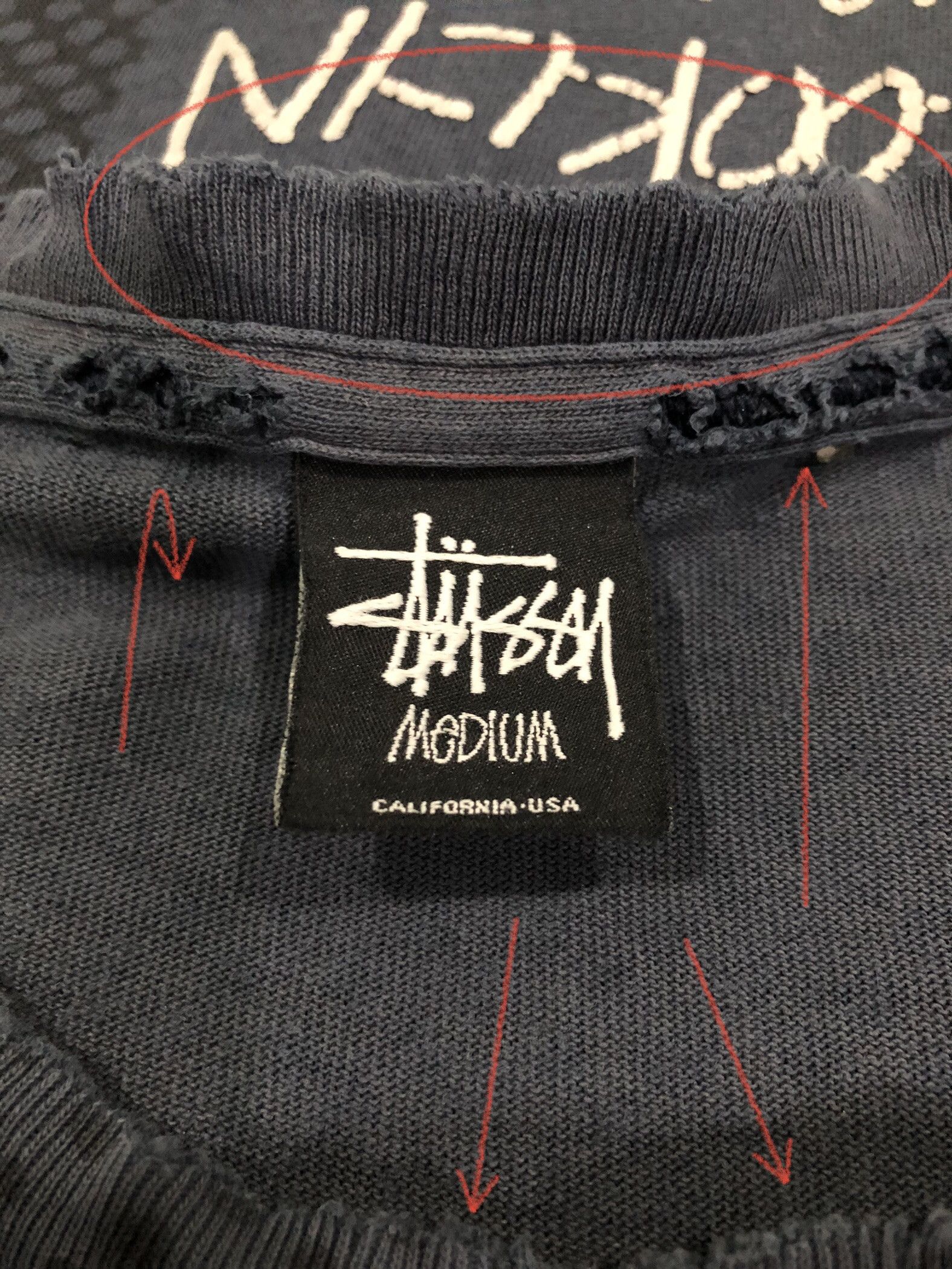 Stussy Authentic Stüssy Cities Shirt - Grunge / Distressed Look Size US M / EU 48-50 / 2 - 3 Thumbnail