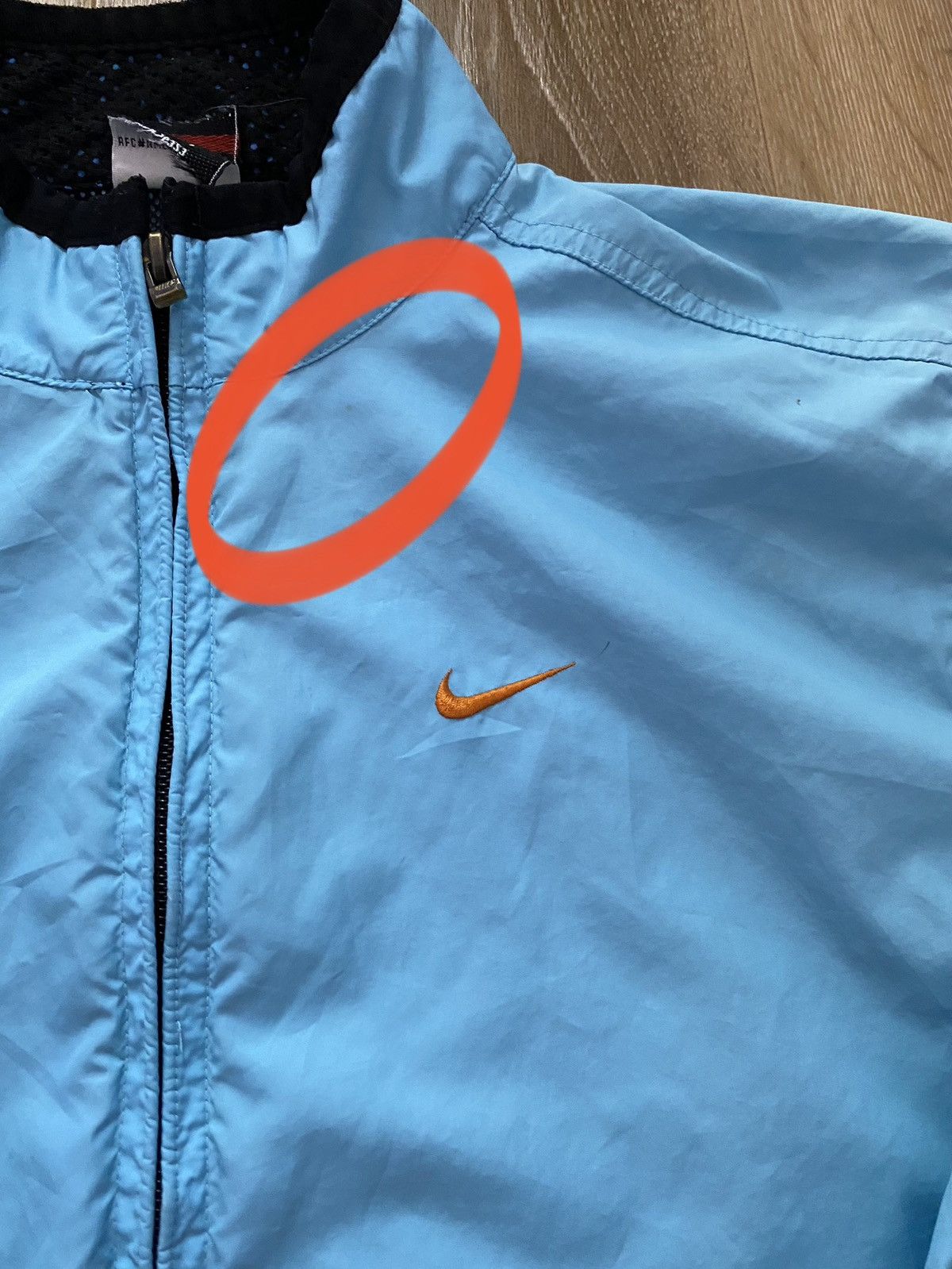 Nike × Vintage Vintage Nike Swoosh Nylon Olympic Zip-up Jacket Y2K Size US S / EU 44-46 / 1 - 4 Thumbnail