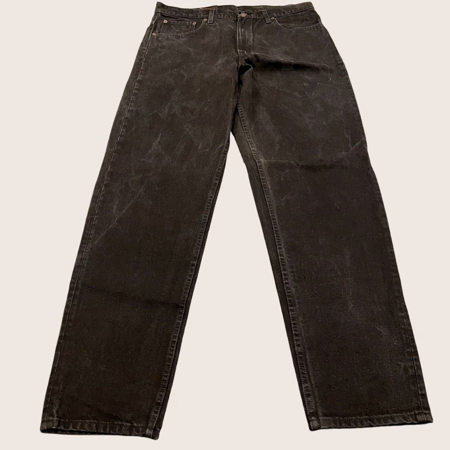 Levi's VINTAGE LEVIS 565 BLACK 34X30 LOOSE WIDE LEG JEANS Men's