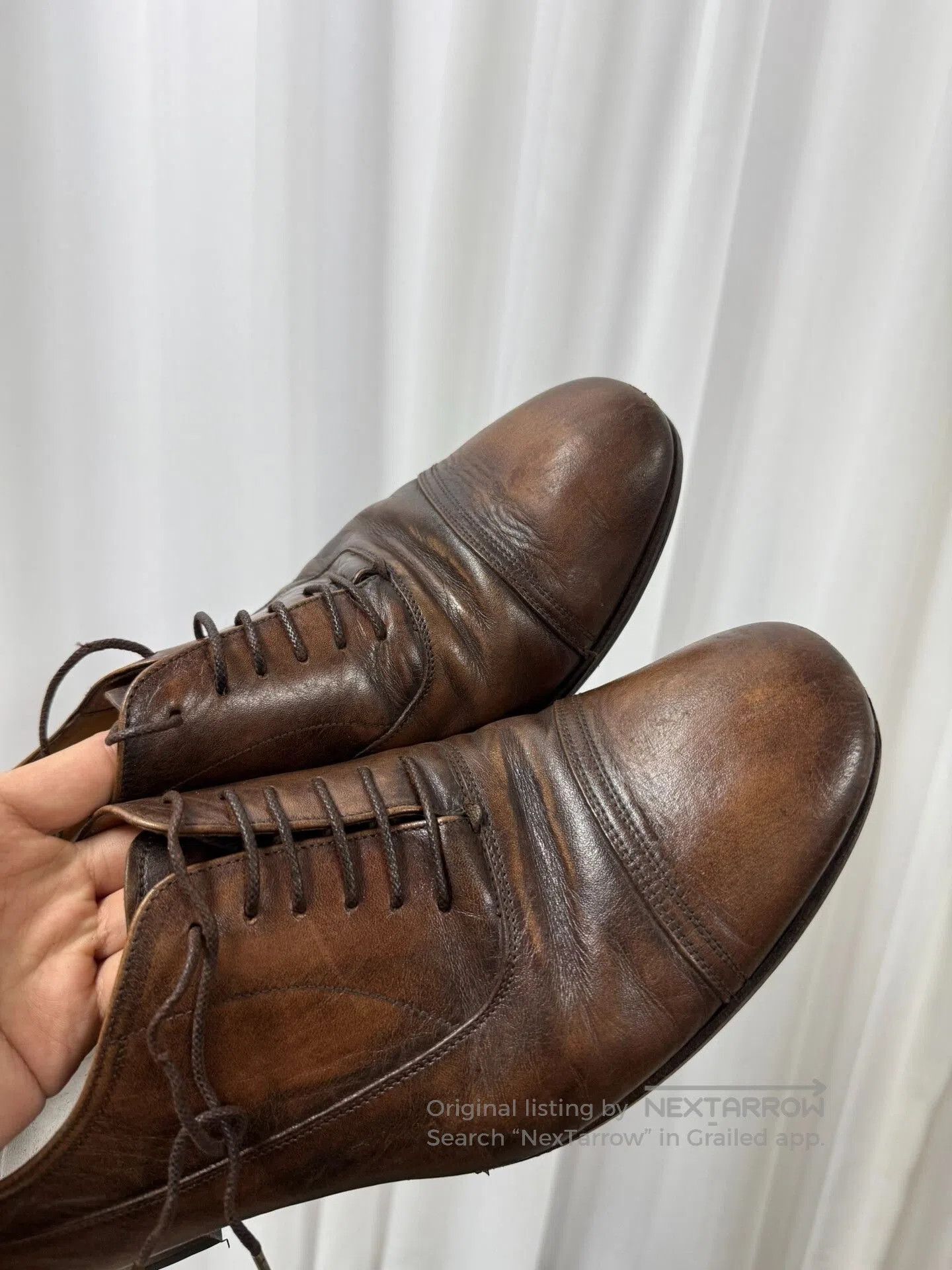 Maison Margiela Maison Margiela Brown Derby Shoes. Size US 10 / EU 43 - 7 Thumbnail