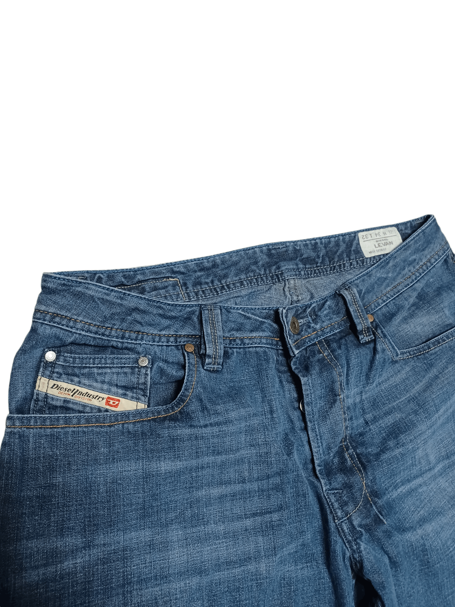 Diesel DIESEL LEVAN W34 LEG OPENING 24 CM JEANS DENIM Size US 34 / EU 50 - 3 Thumbnail