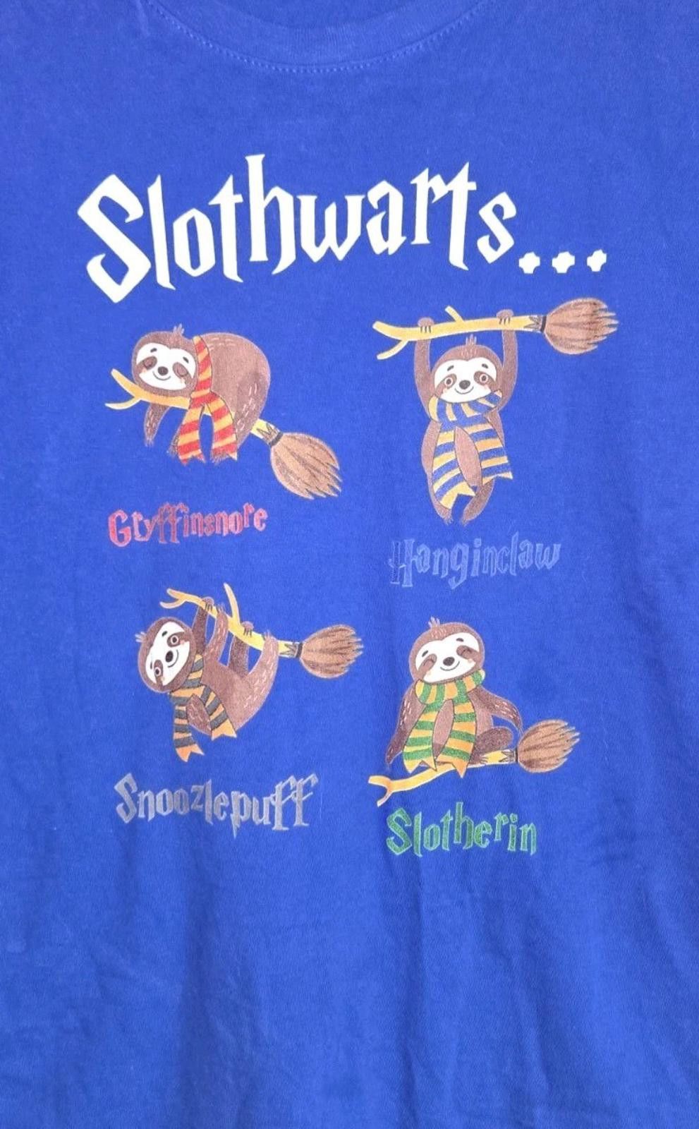 Other Harry Potter Slothwarts Sloth Shirt Unisex Top Funny Sloths Size M / US 6-8 / IT 42-44 - 5 Thumbnail