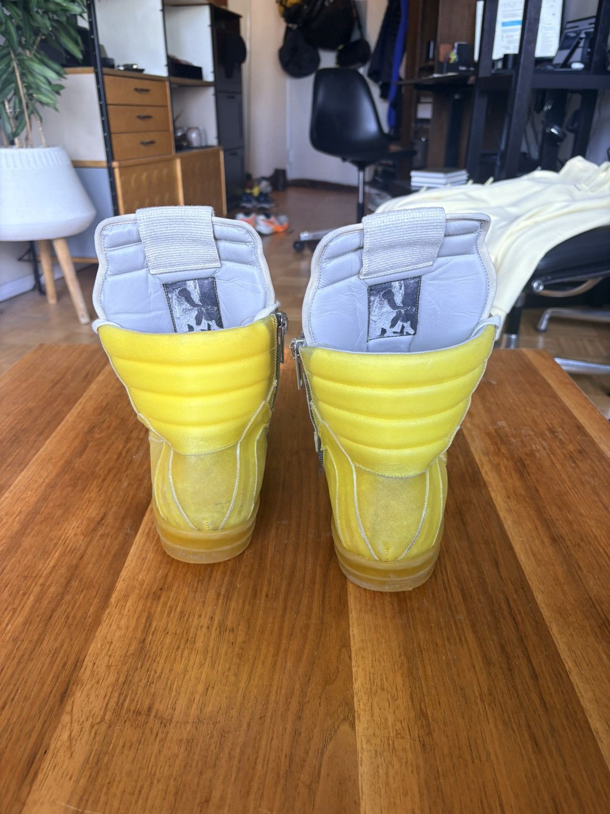 Rick Owens Rick Owens Geobaskets - Yellow Size US 11 / EU 44 - 4 Thumbnail