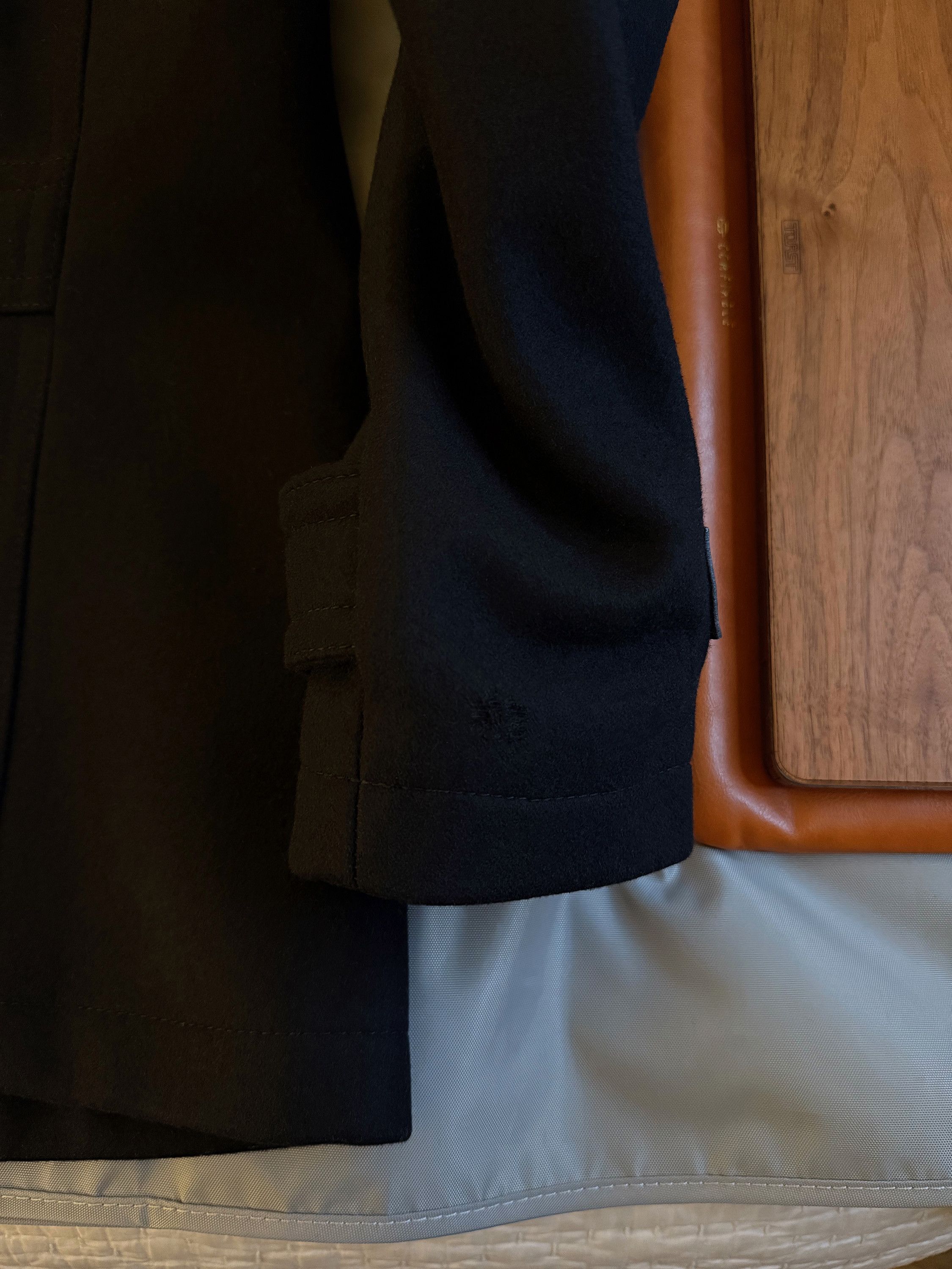 Belstaff Coveted, Badass $1,700 w/tax Leather Accents Peacoat Size US M / EU 48-50 / 2 - 20 Thumbnail
