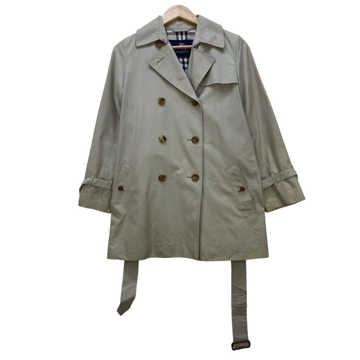Burberry Vintage Burberry Belted Jacket Size US M / EU 48-50 / 2 - 2 Thumbnail