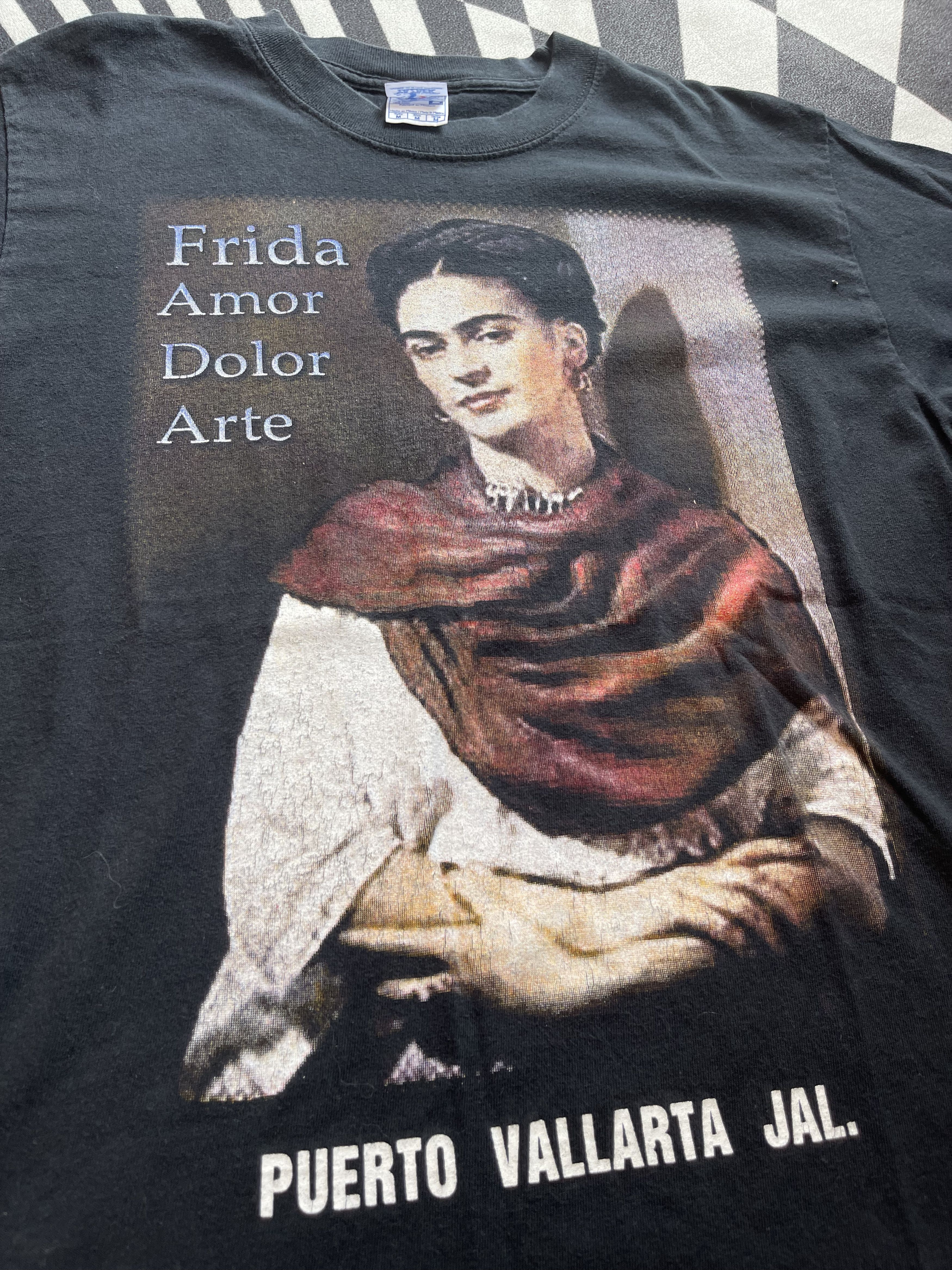 Arts & Science Frida Kahlo "Amor Dolor Arte" Tee - Puerto Vallarta Mexico Size US M / EU 48-50 / 2 - 3 Thumbnail