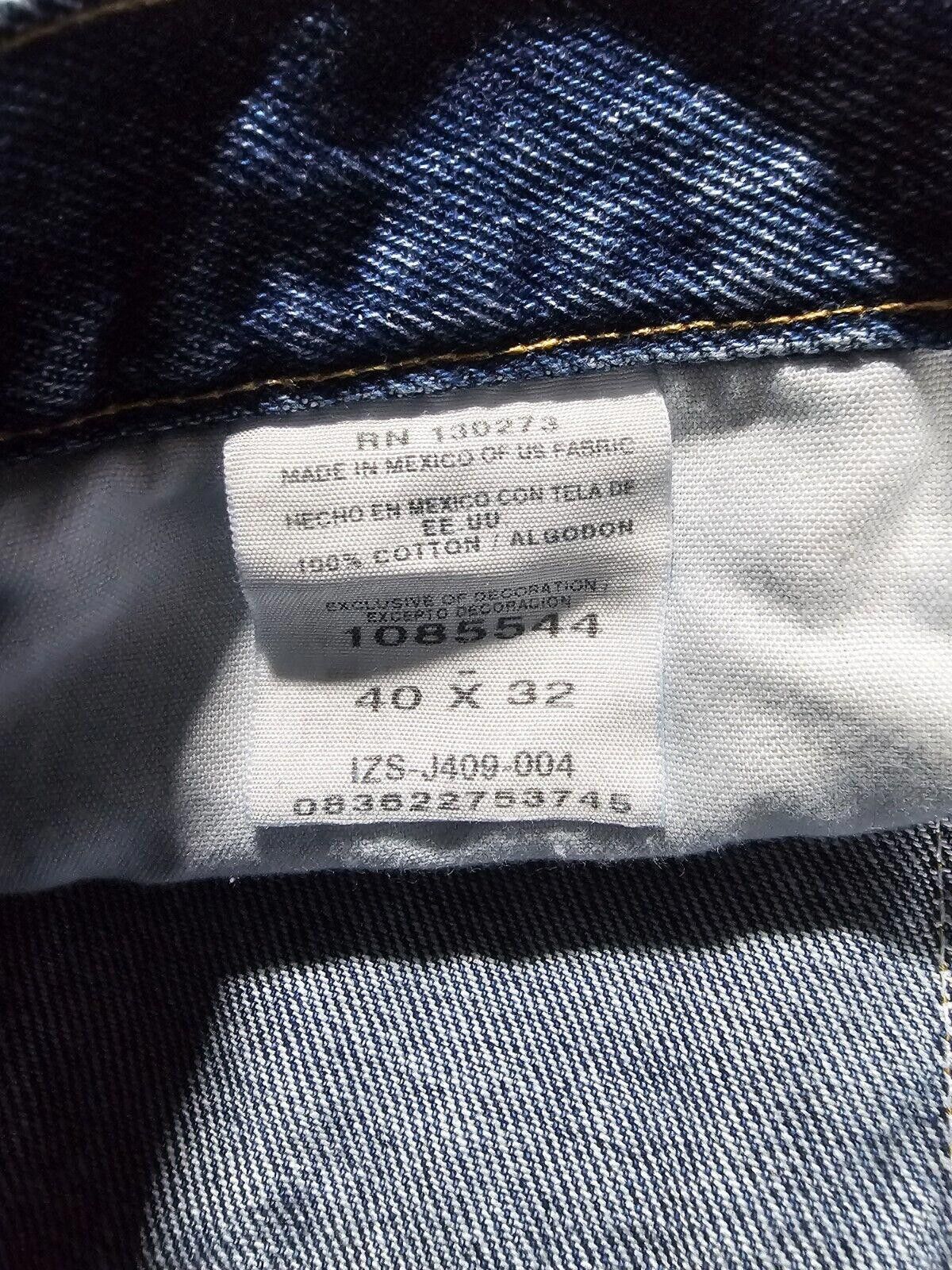 Lee Lee Riders Straight Jeans Size 40x32 Medium Wash Blue Size US 40 / EU 56 - 7 Thumbnail