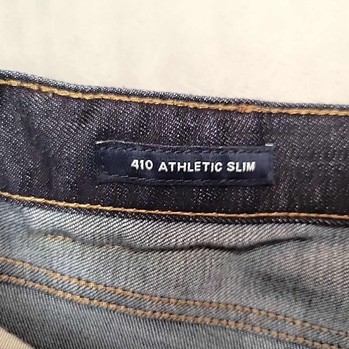 Lucky Brand Lucky Brand Jeans Mens 40x34 Blue Dark Wash Denim 410 Athletic Straight Leg Shirt? Size US 40 / EU 56 - 5 Thumbnail