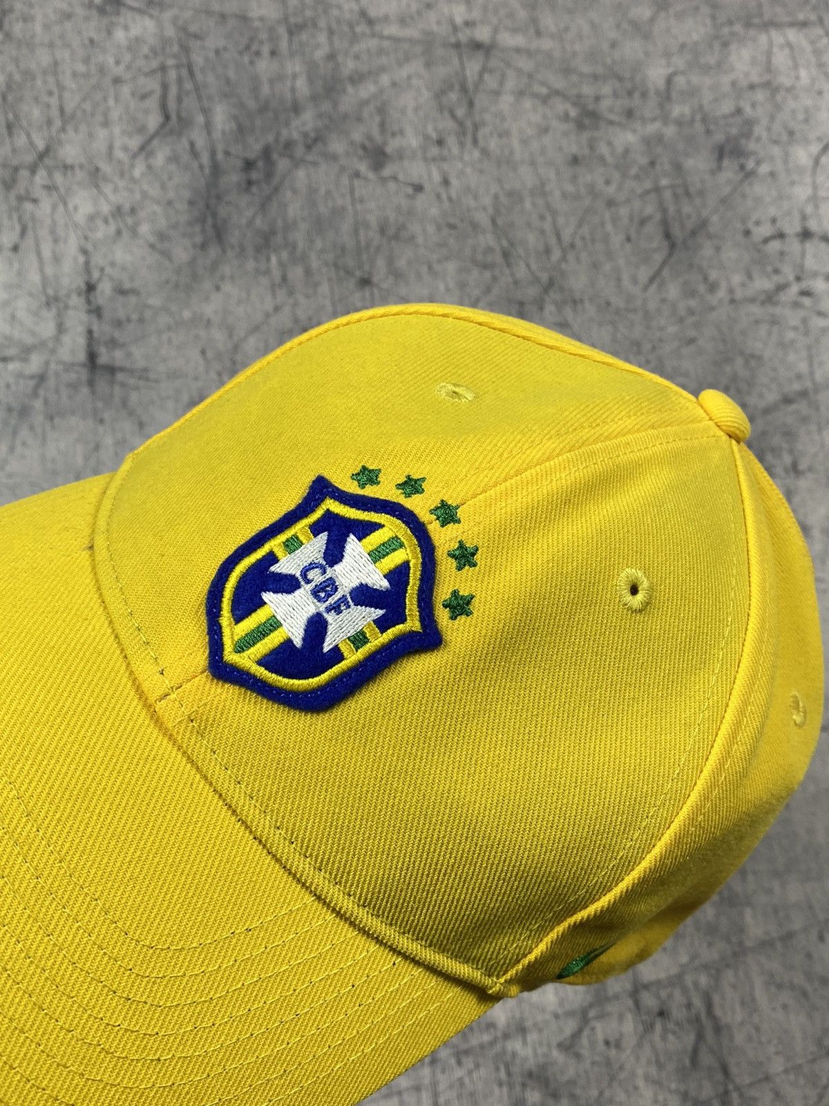 Nike × Vintage NEW Vintage Nike Brasil Soccer Jersey Cap Hats Size ONE SIZE - 6 Thumbnail