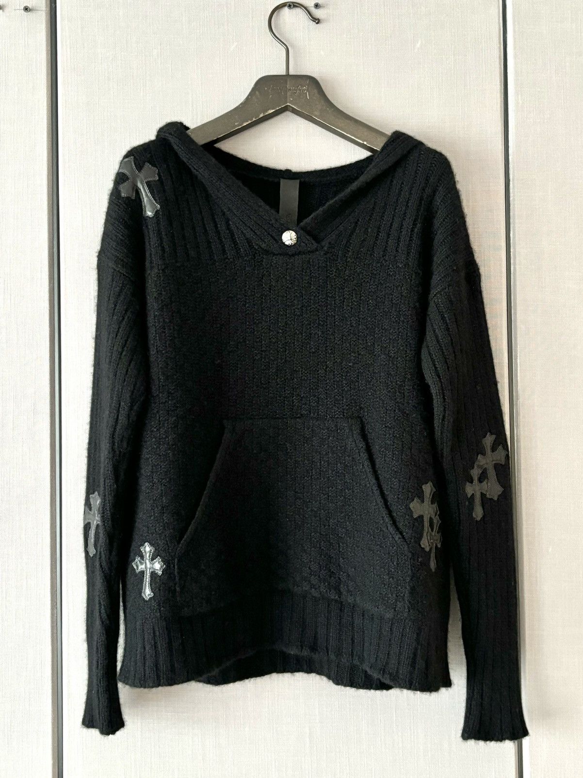 Chrome Hearts Chrome hearts cross patches cashmere sweater hoodie Size US S / EU 44-46 / 1 - 1 Thumbnail