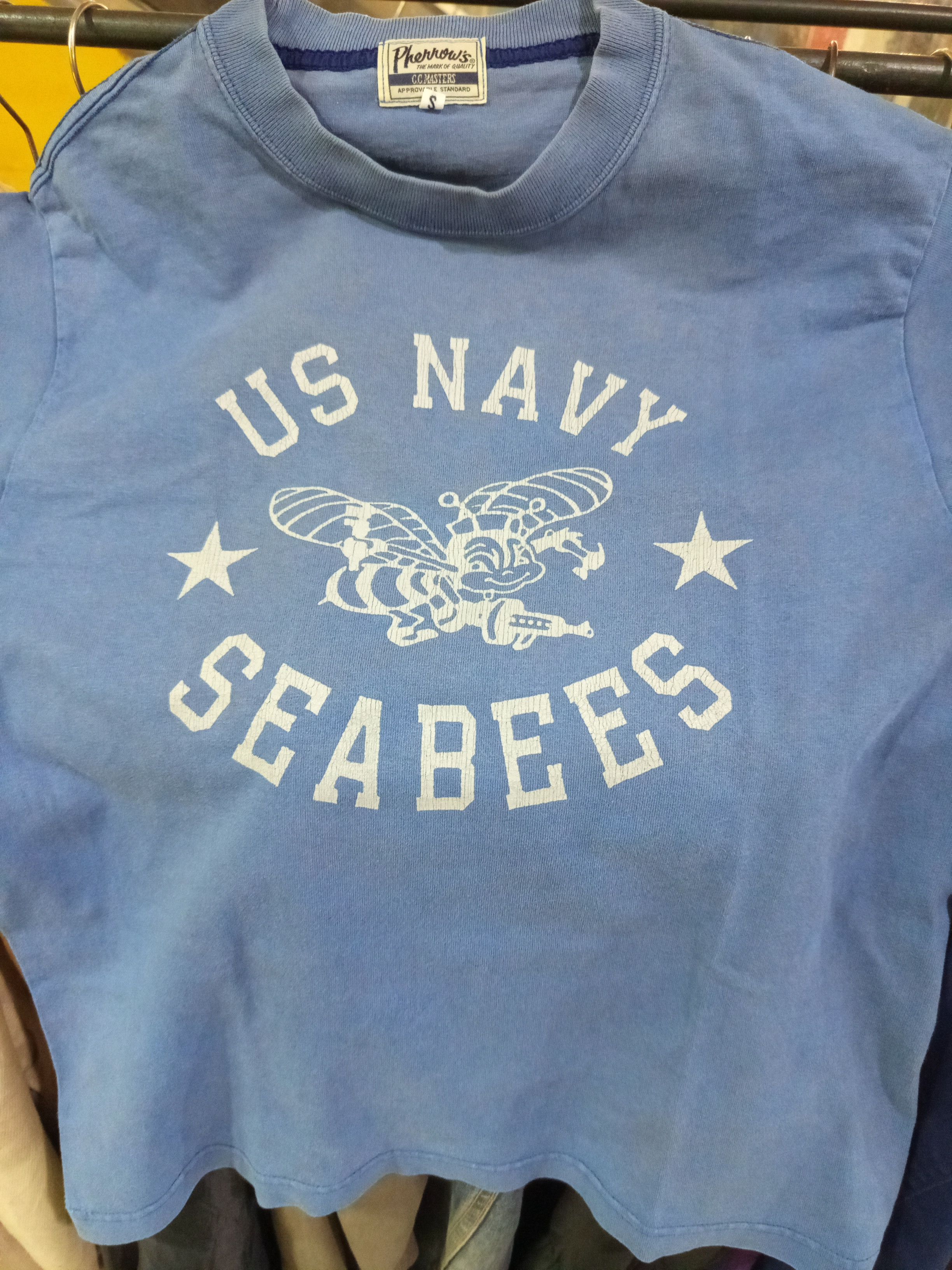 Pherrow's Vintage Pherrow’s US Navy Seabees T-Shirt Size US S / EU 44-46 / 1 - 2 Thumbnail