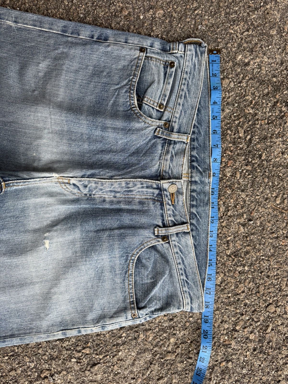 Japanese Brand VINTAGE JAPANESE FADED JEAN DENIM PANTS Size US 36 / EU 52 - 6 Thumbnail