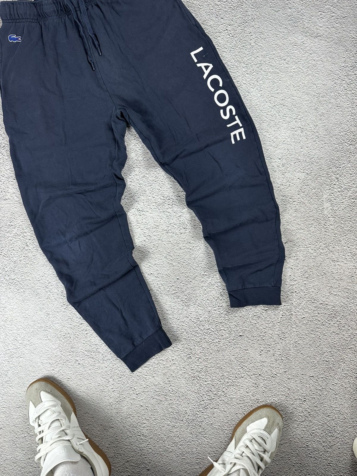 Lacoste Vintage Lacoste Sweatpants Sleepwear Faded Y2K Drill Style Size US 34 / EU 50 - 4 Thumbnail