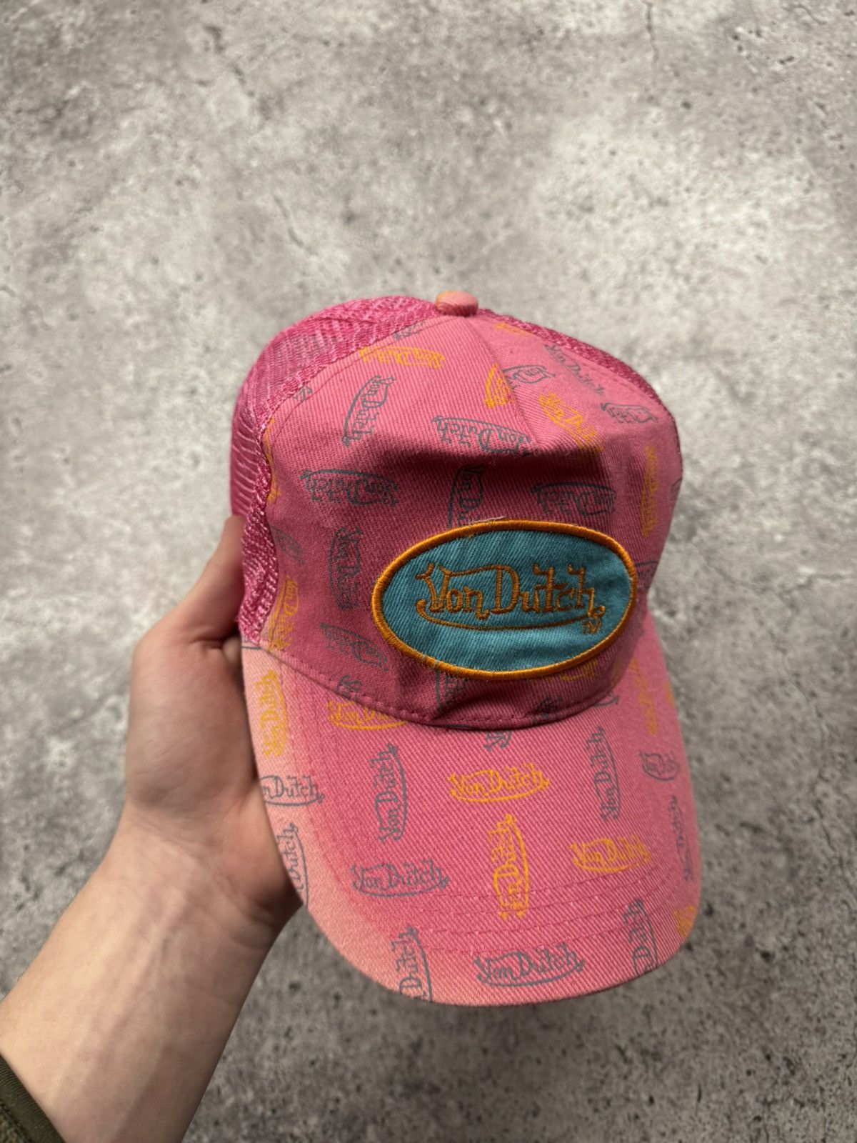 Von Dutch VINTAGE VON DUTCH Y2K PINK FADED RARE CAP 2000s JAPANESSE Size ONE SIZE - 3 Thumbnail