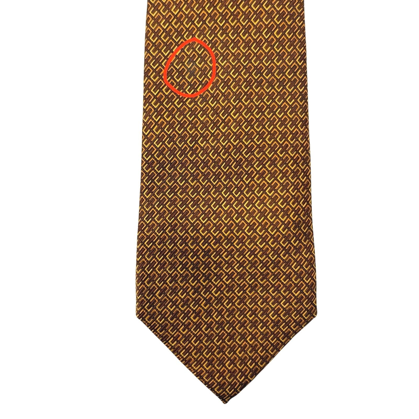 Christian Dior Monsieur Christian Dior Abstract Pattern Tie Size ONE SIZE - 7 Thumbnail