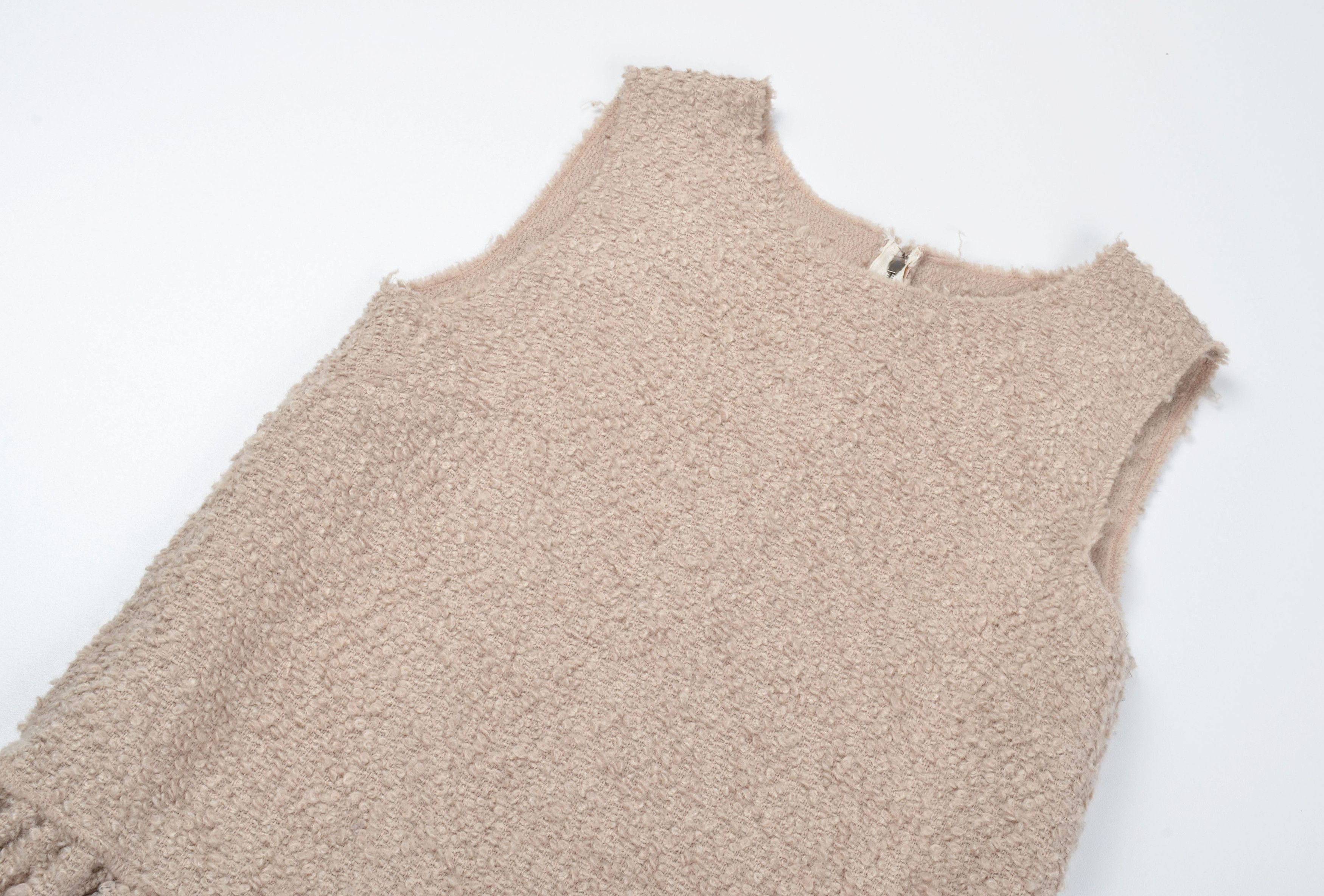 Dolce & Gabbana Vintage Dolce & Gabbana Wool Mohair Blend Tweed Dress Size S / US 4 / IT 40 - 5 Thumbnail