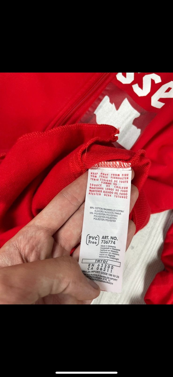 Puma Vintage puma Suisse rare jacket switzerland logo red size L Size US L / EU 52-54 / 3 - 7 Thumbnail