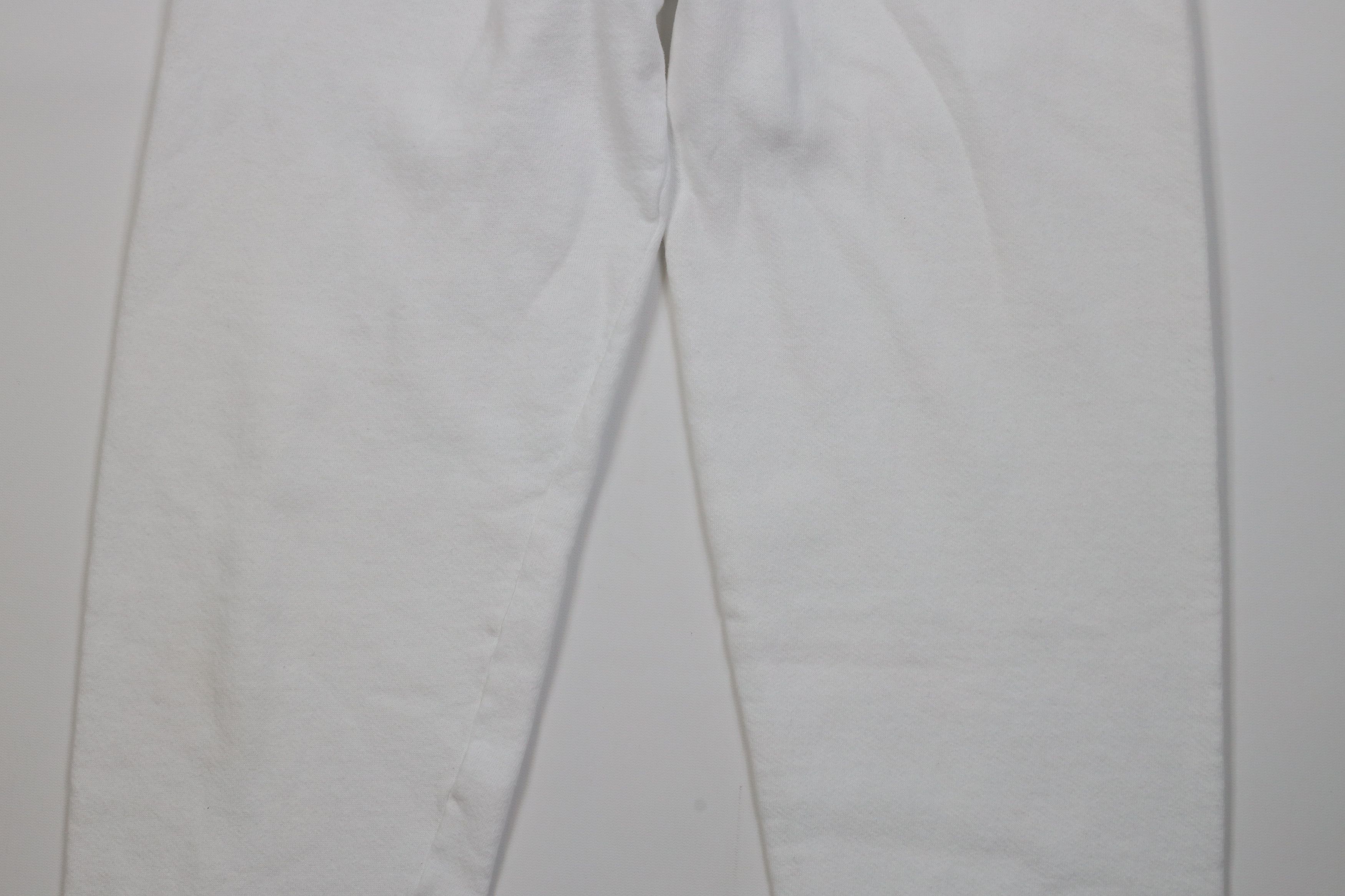 Vintage Vintage 90s Streetwear Blank Sweatpants Pants White USA Size 32" / US 10 / IT 46 - 3 Thumbnail