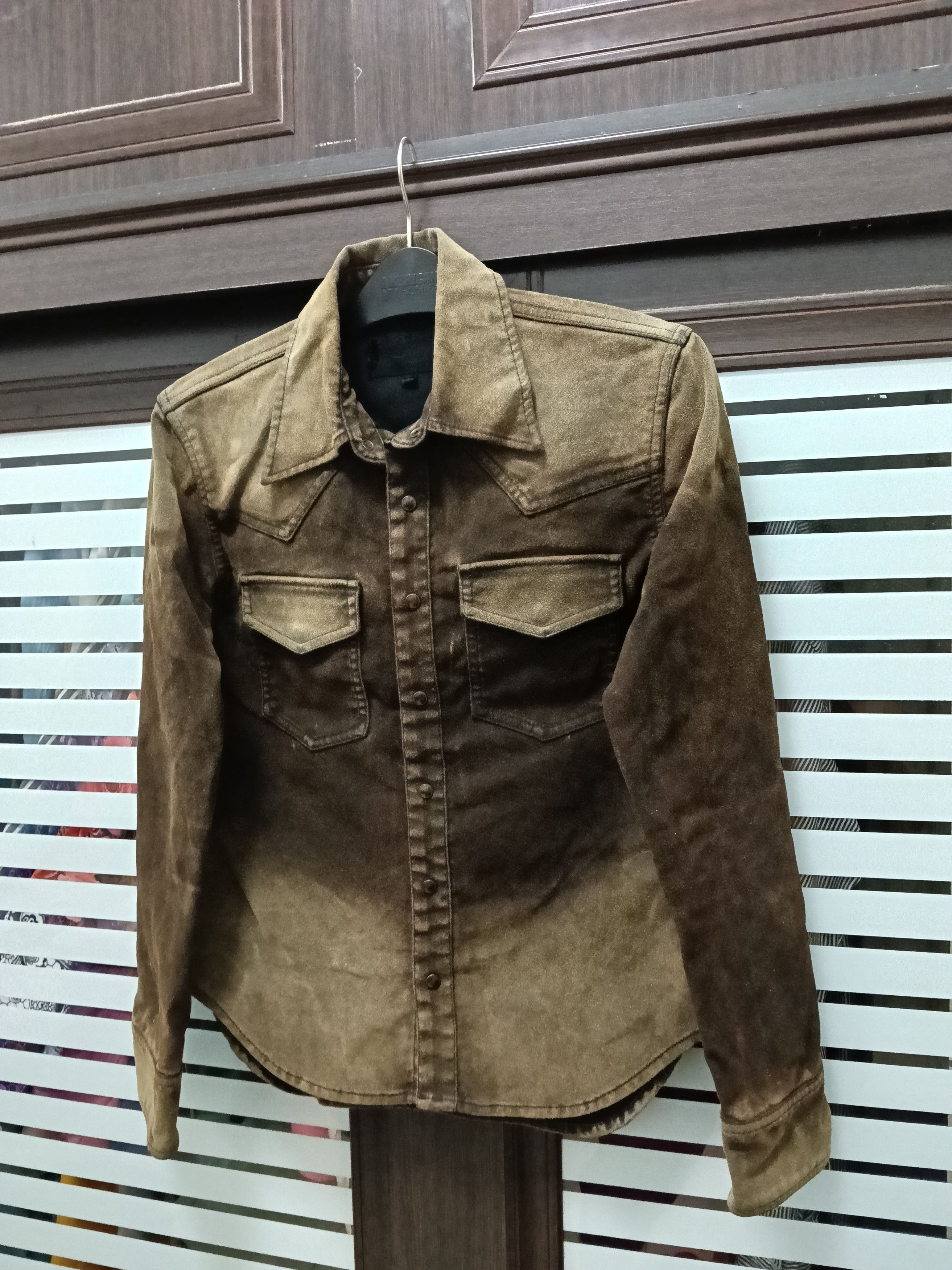 JACKROSE 💥 Jackrose Luv Maison Suede Western Shirt💥 Size US S / EU 44-46 / 1 - 2 Thumbnail