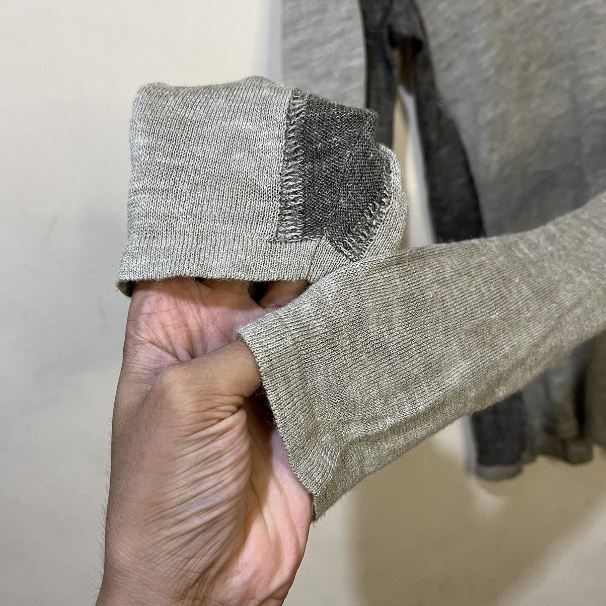 John Varvatos John Varvatos Silk Knitted Sweater Long Sleeve Size US M / EU 48-50 / 2 - 5 Thumbnail