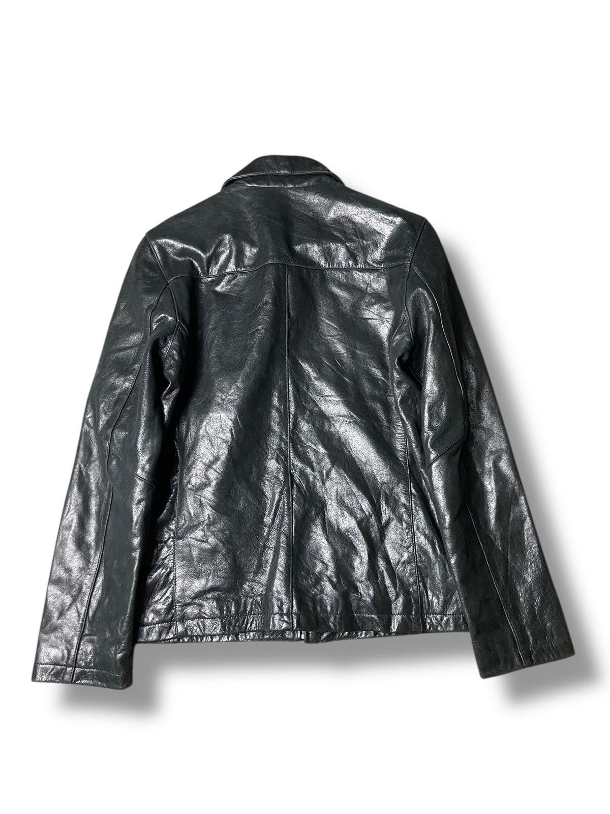 Japanese Brand Right On Brand Zip Up Leather Jacket (166) Size US M / EU 48-50 / 2 - 5 Thumbnail