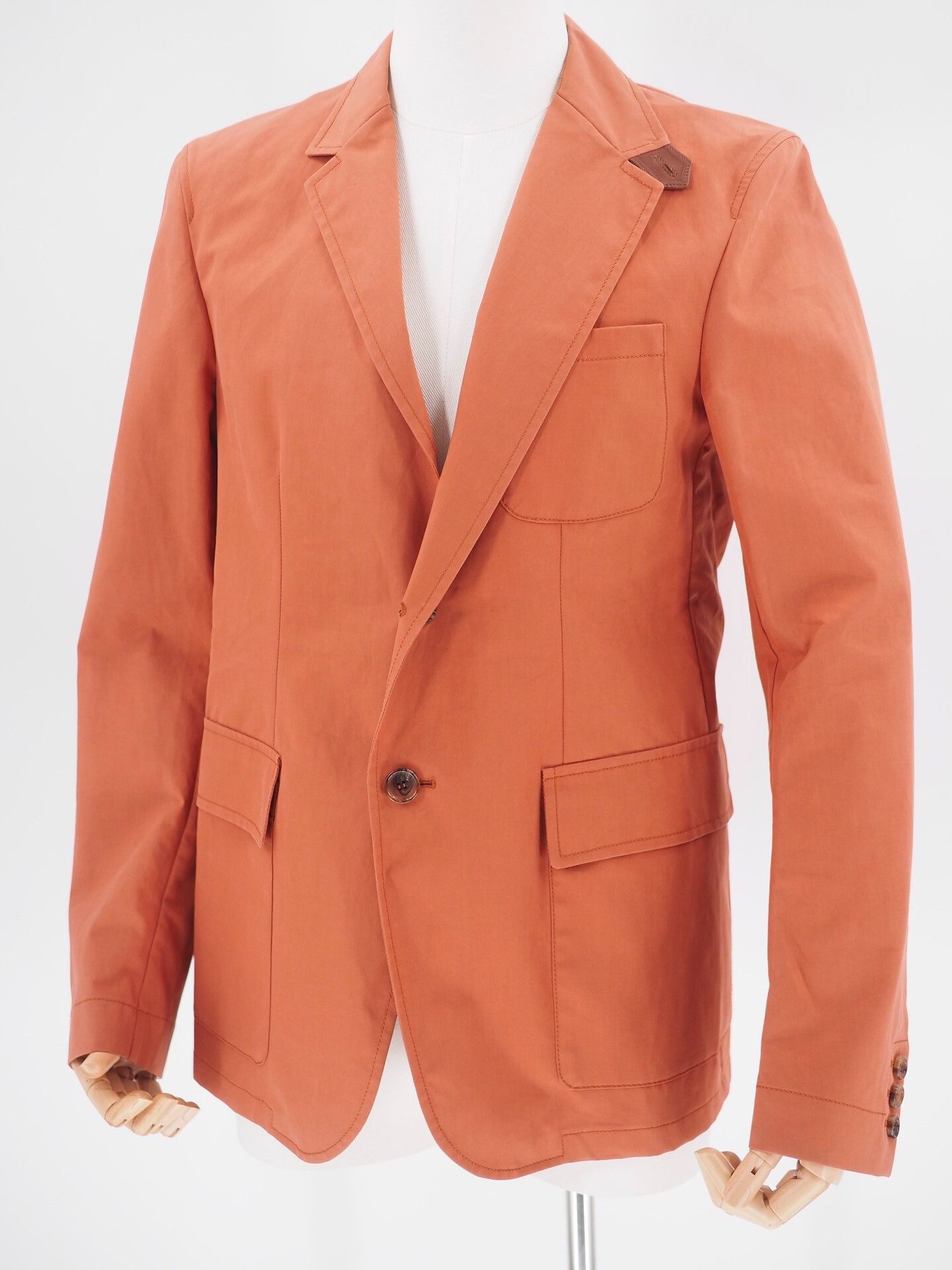 Gucci rare old gucci orange cotton blazer Size US L / EU 52-54 / 3 - 1 Thumbnail