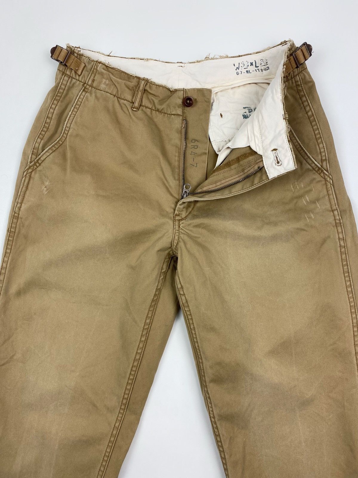 Polo Ralph Lauren 2000’s Vintage Distressed Polo Ralph Lauren Officer Chino Size US 32 / EU 48 - 5 Thumbnail