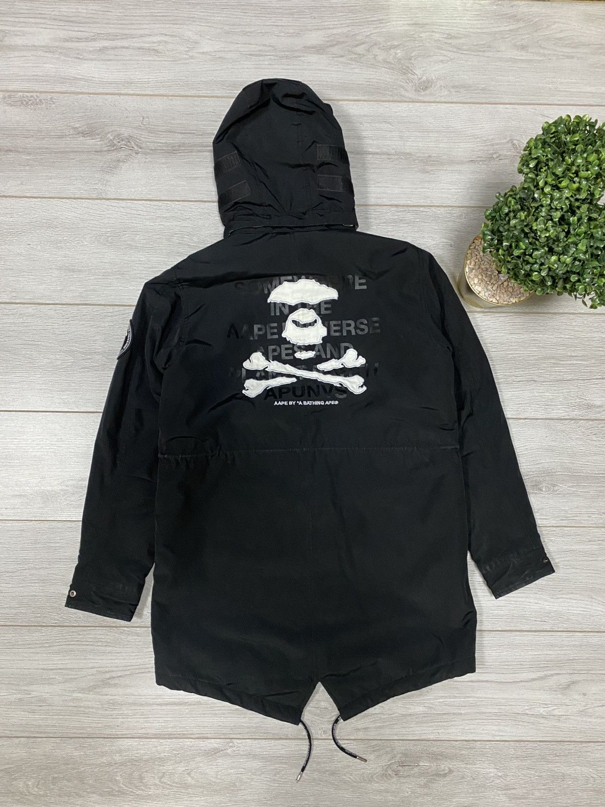 Aape Aape by Bape ninja parka mask big logo jacket Japan Size US S / EU 44-46 / 1 - 3 Thumbnail