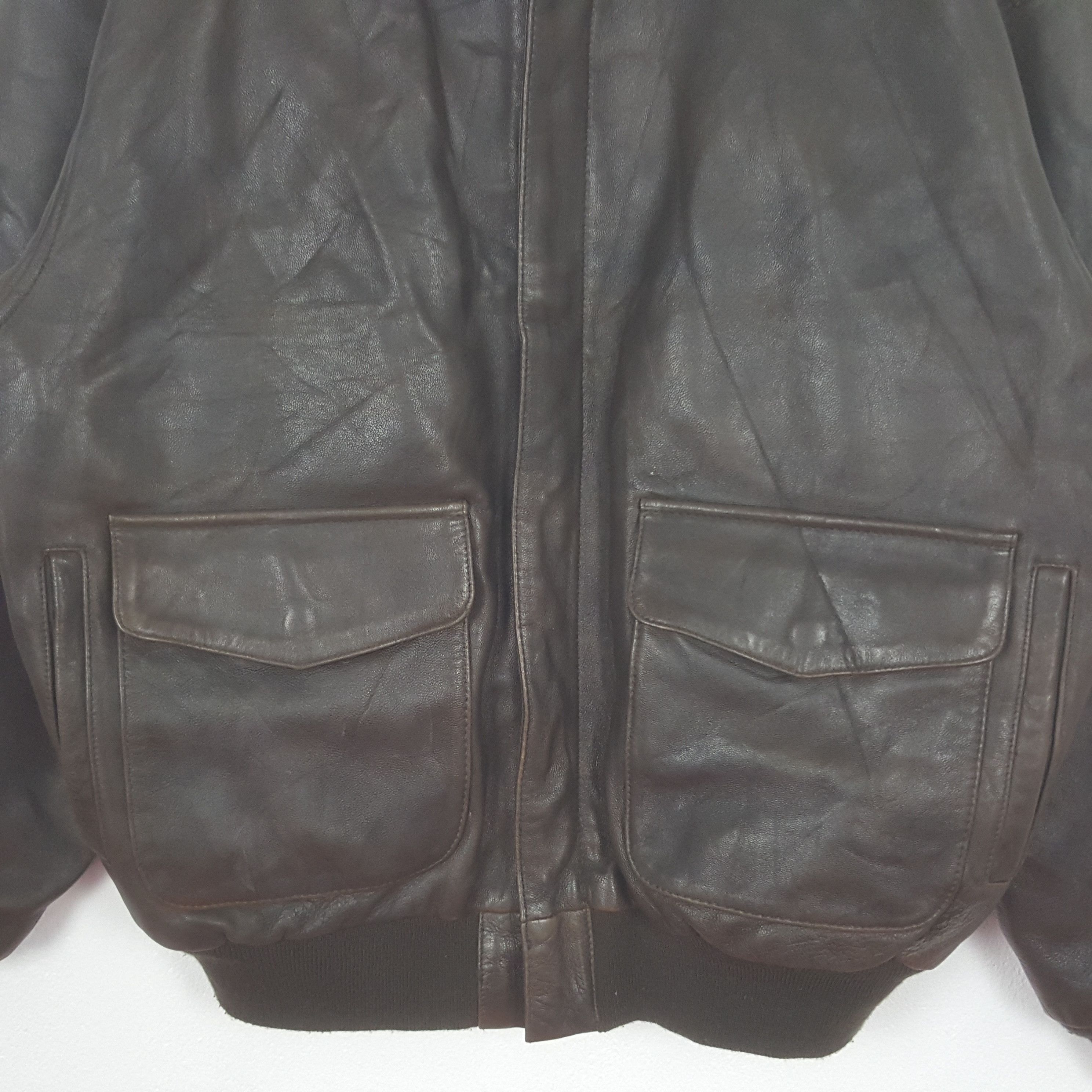 Avirex Vintage Avirex Italy Leather Jacket C311N3 Size US XL / EU 56 / 4 - 4 Thumbnail