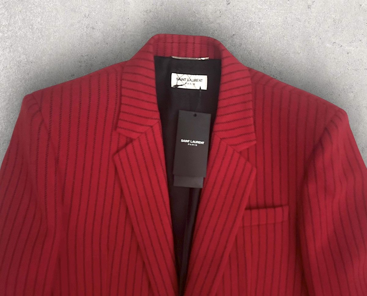 Saint Laurent Wool Pinstripe Blazer