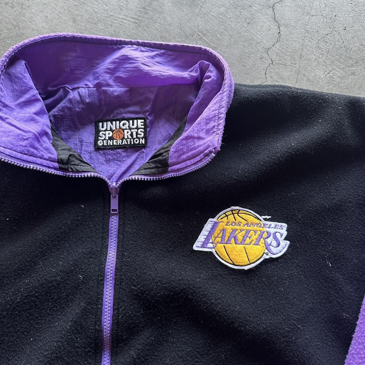 Vintage Vintage LA Lakers Reversible Jacket Size US L / EU 52-54 / 3 - 4 Thumbnail