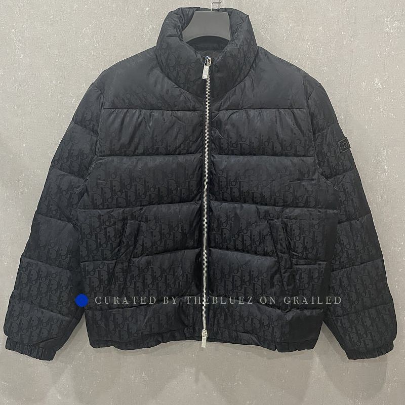 Dior Diagonal Puffer Jacket in Black Size US S / EU 44-46 / 1 - 1 Thumbnail