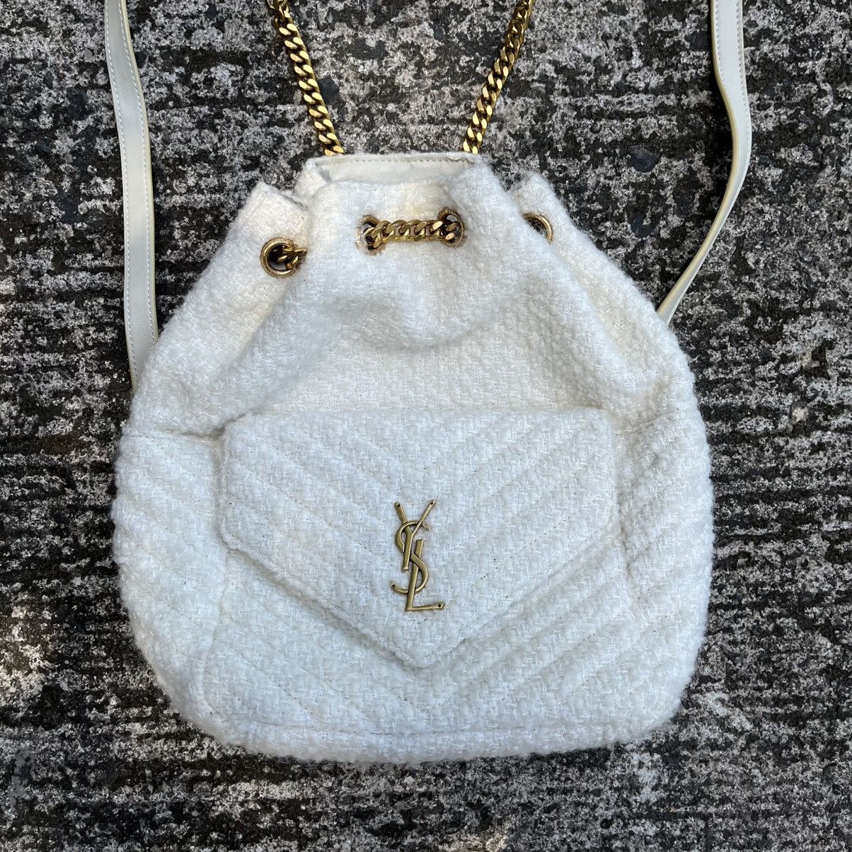 Saint Laurent Paris Saint Laurent Tweed Joe Backpack Size ONE SIZE - 2 Thumbnail