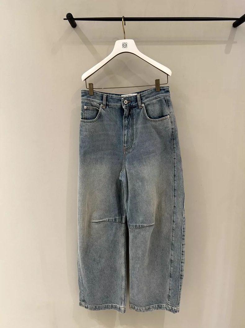 Loewe LOEWE curved blade balloon jeans - dmc Size US 38 / EU 54 - 1 Thumbnail