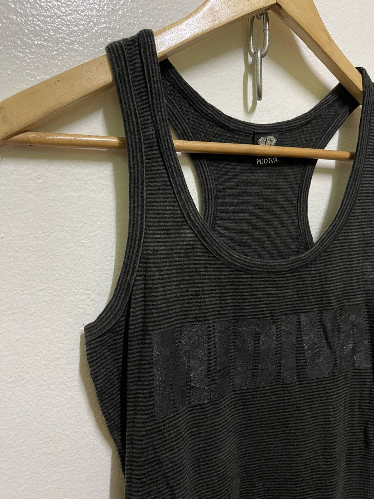 Japanese Brand Mjdiva Striped Top Tank Size XS / US 0-2 / IT 36-38 - 3 Thumbnail