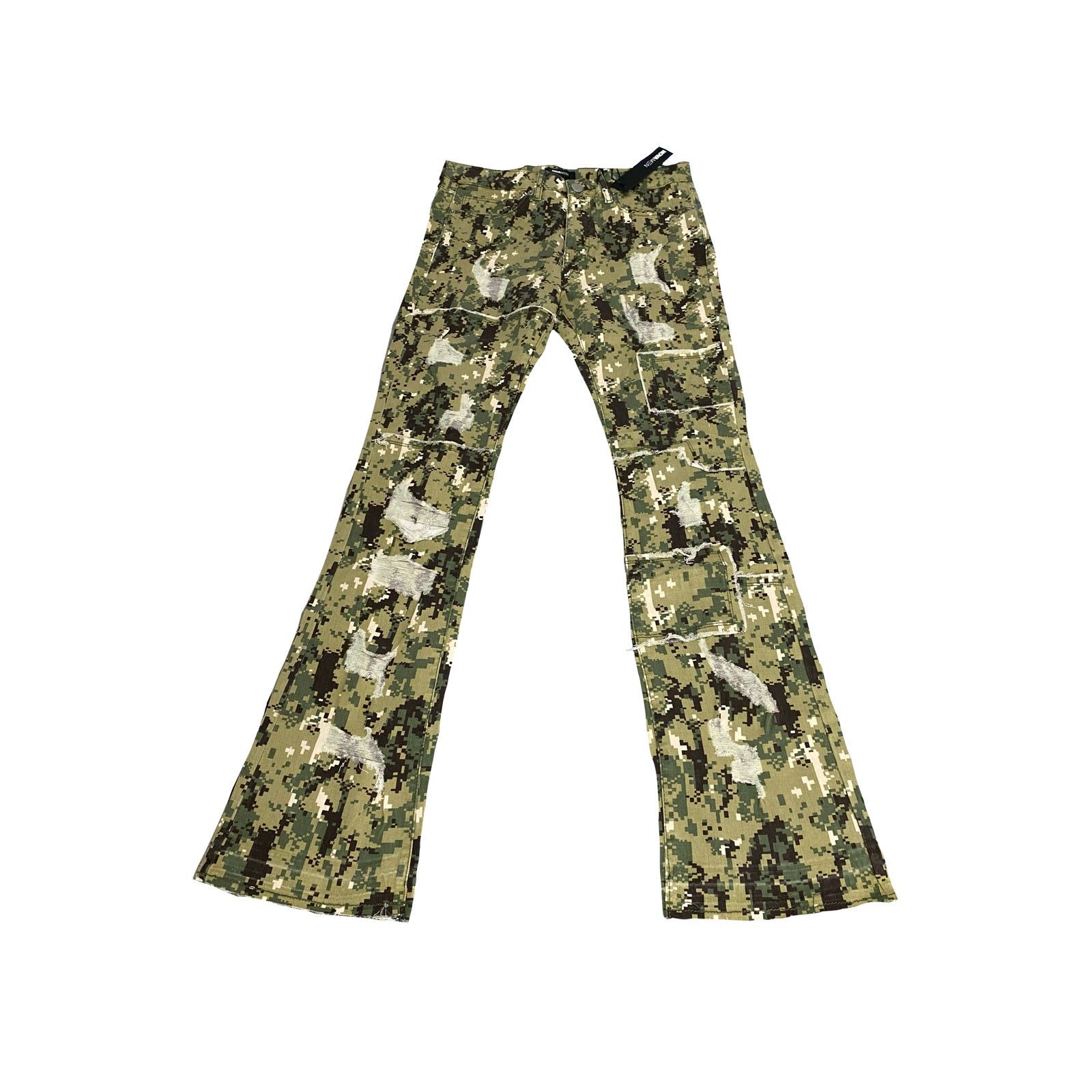 Other Nova Men Camo Stacked Flare Pants 32 Size US 32 / EU 48 - 1 Thumbnail
